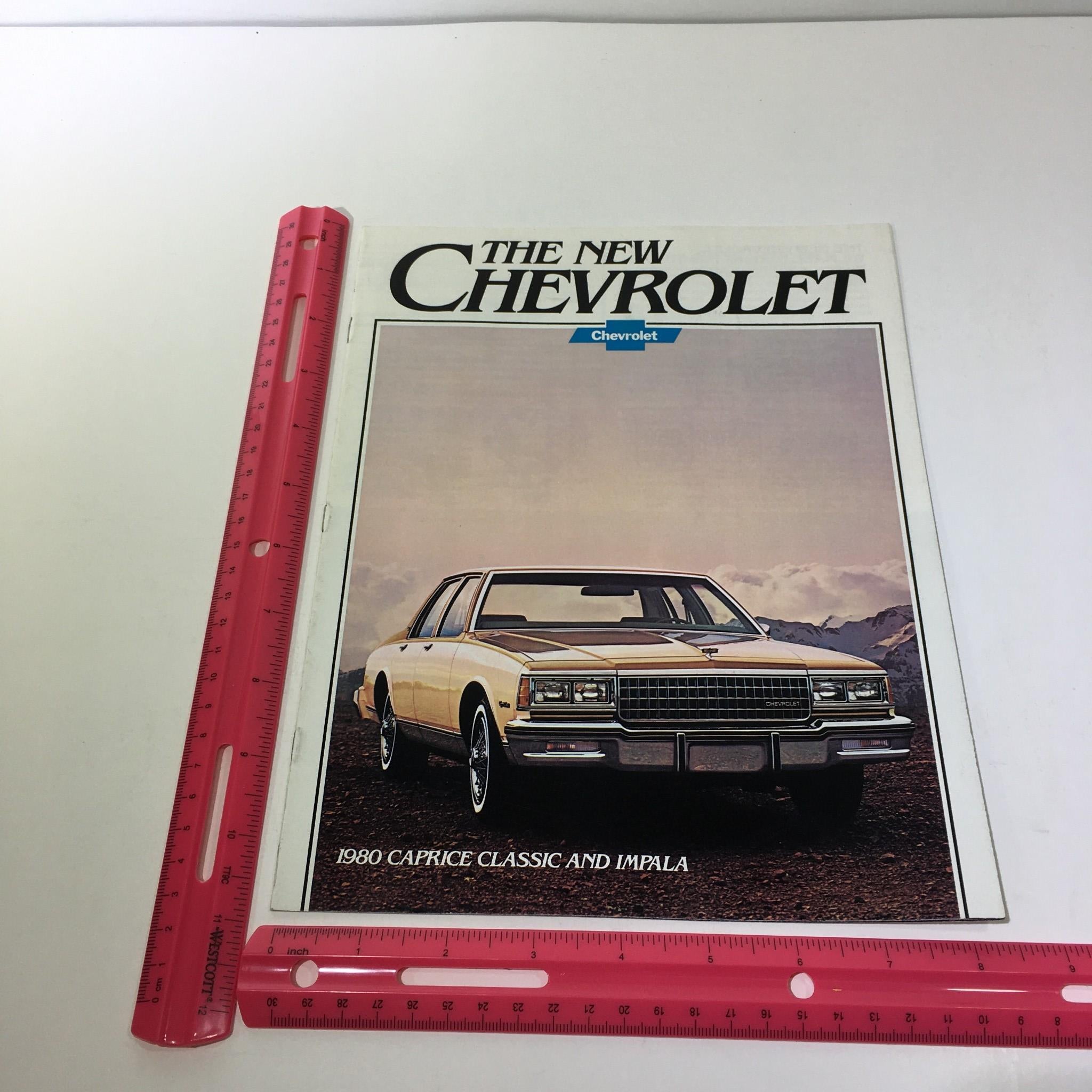 1980 Chevrolet Caprice Classic & Impala 5.0 Liter V-8 Engine Car Sale Brochure