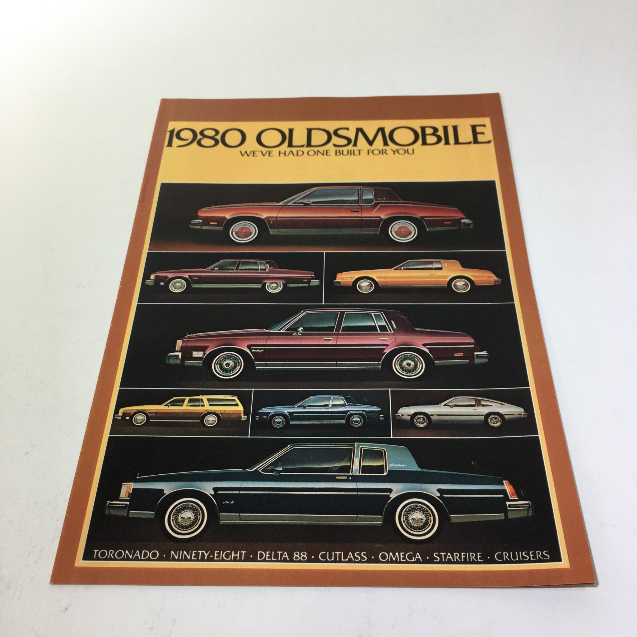 1980 Oldsmobile Tornado-Ninety-Eight-Delta 88-Cutlass-V-8 Engine Car Brochure