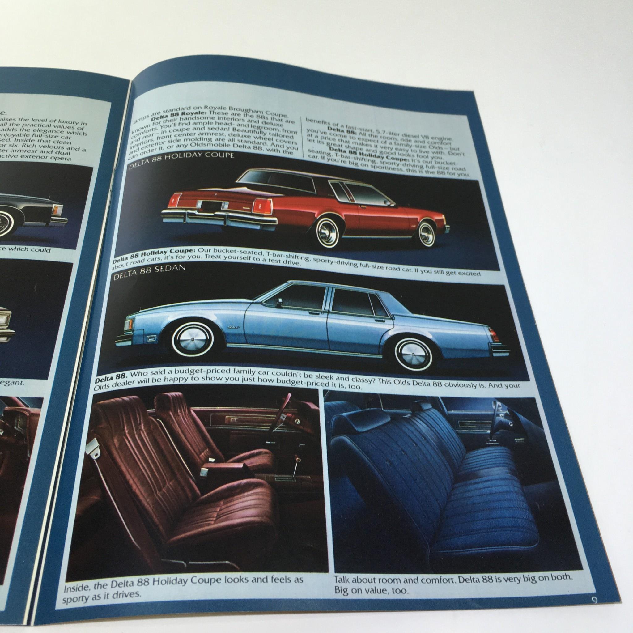 1980 Oldsmobile Tornado-Ninety-Eight-Delta 88-Cutlass-V-8 Engine Car Brochure