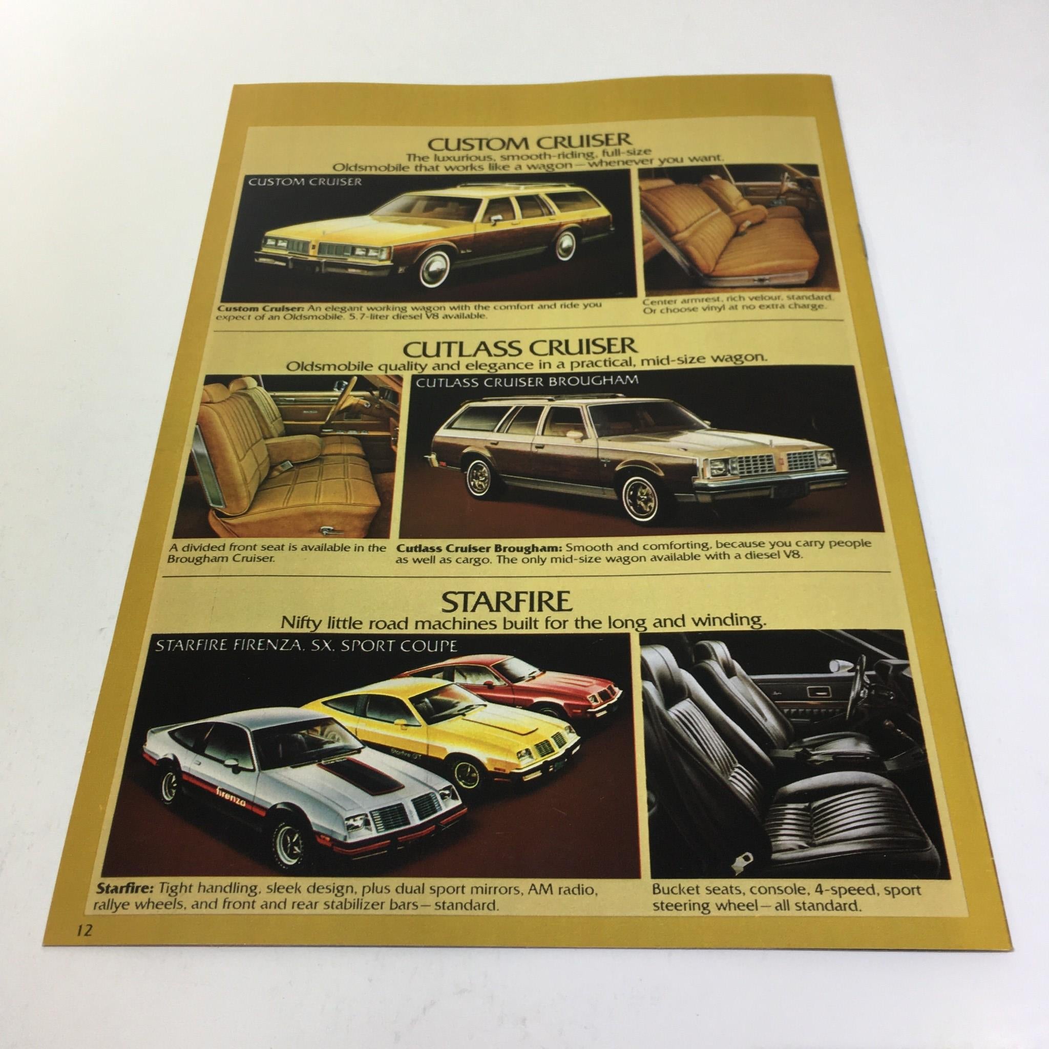 1980 Oldsmobile Tornado-Ninety-Eight-Delta 88-Cutlass-V-8 Engine Car Brochure