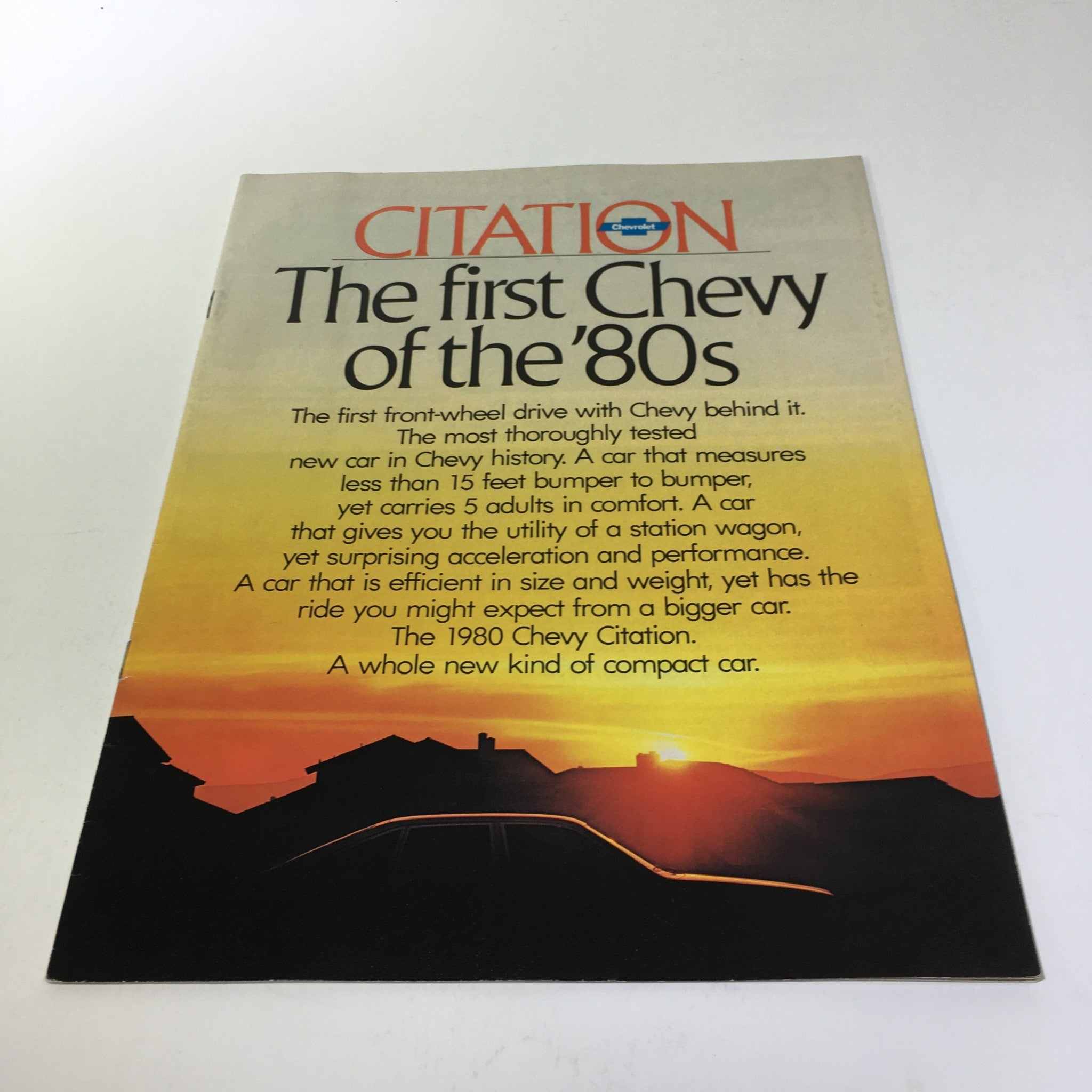 The First Chevy's of the 80's - Citation 2-Door Club Coupe Car Sale Brochure