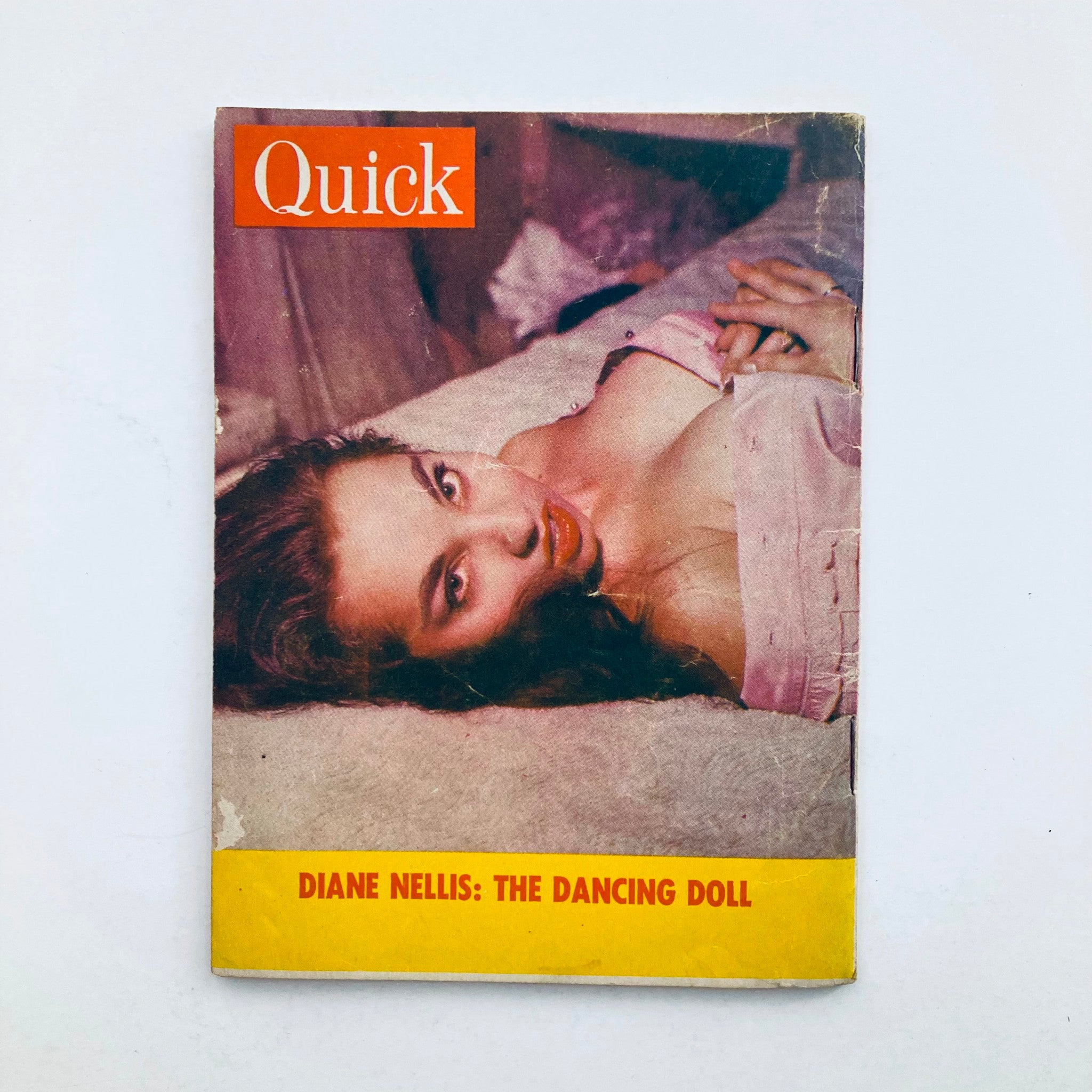 VTG Quick Pocket Magazine March 1958 Vol 2 No. 10 A Sexy Siren No Label