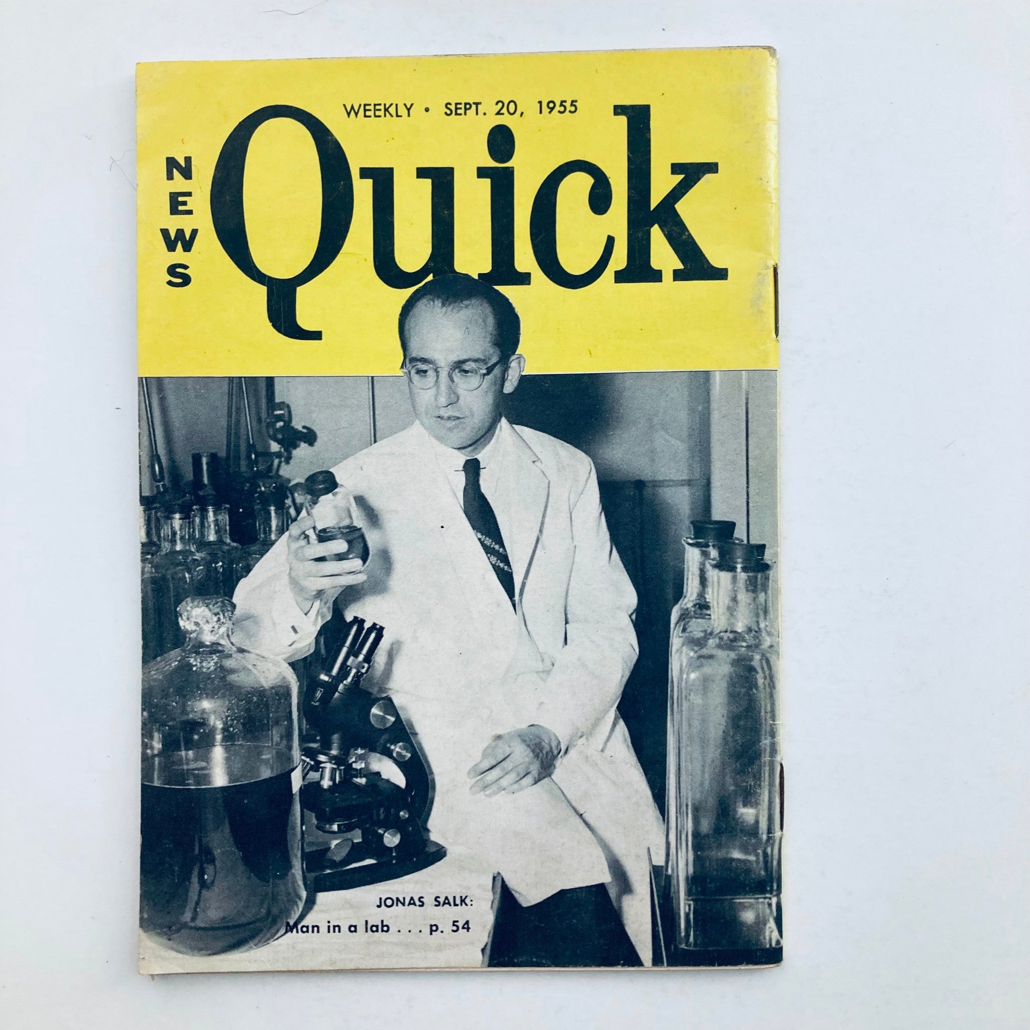 VTG Tempo & Quick Magazine September 20 1955 Janet Blair No Label