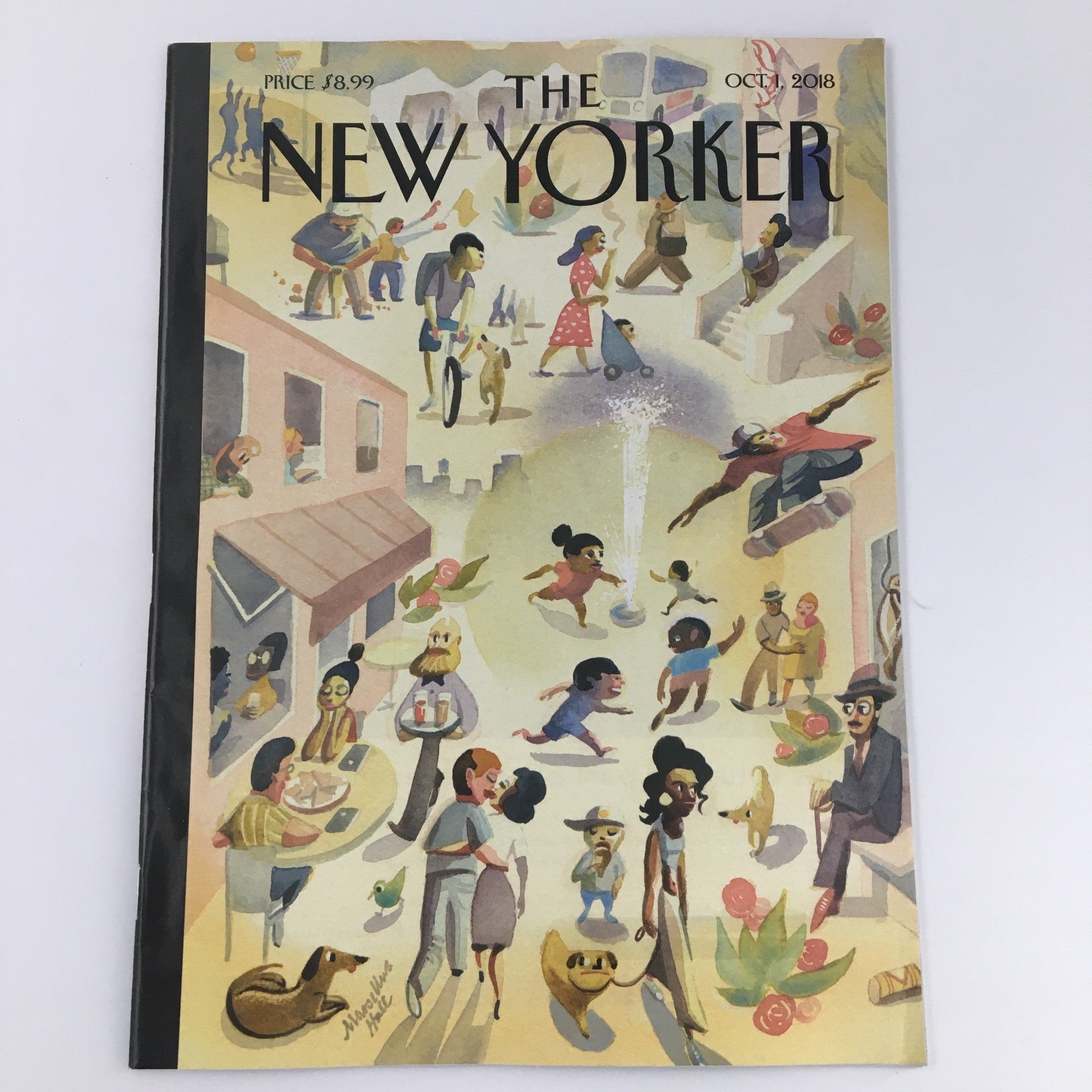 The New Yorker October 1 2018 Full Magazine Theme Cover Marcellus Hall