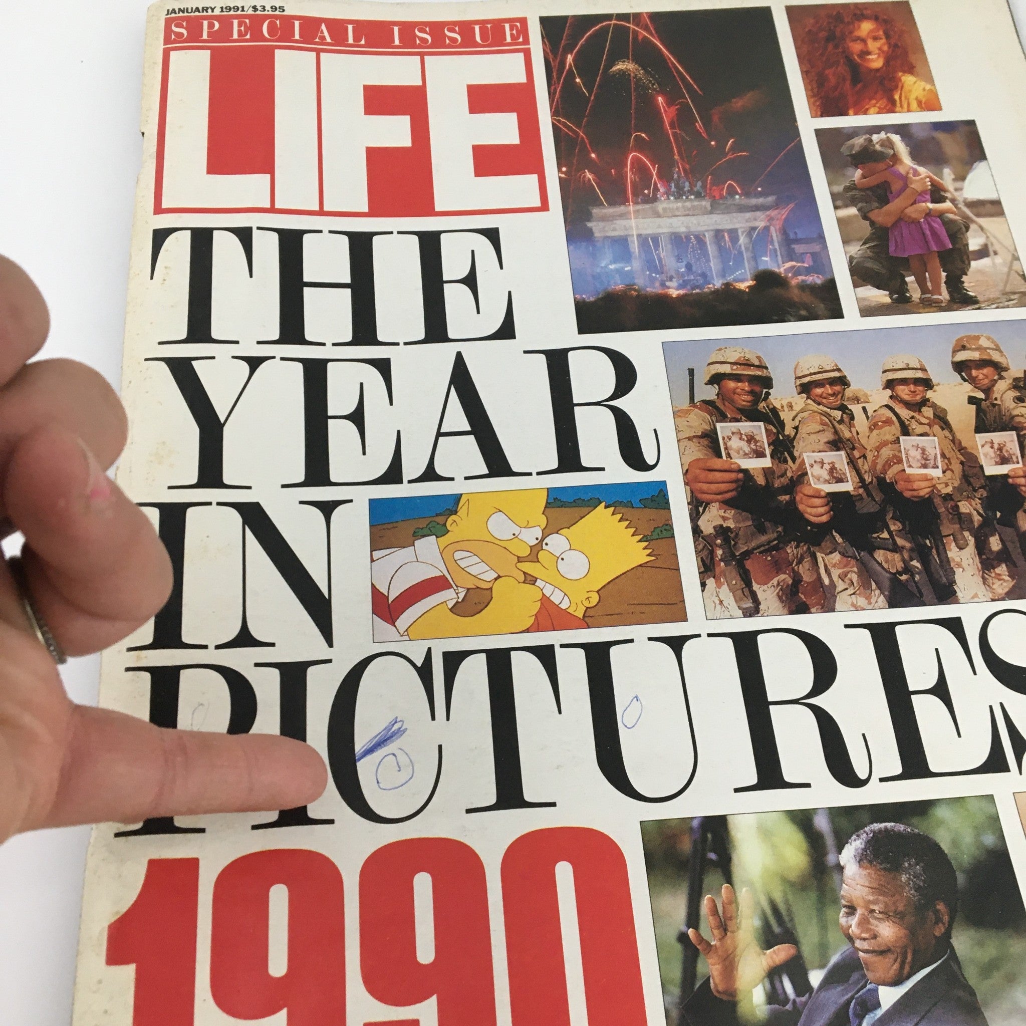 Life Magazine January 1991 The Year in Pictures of The Year 1991, Newsstand