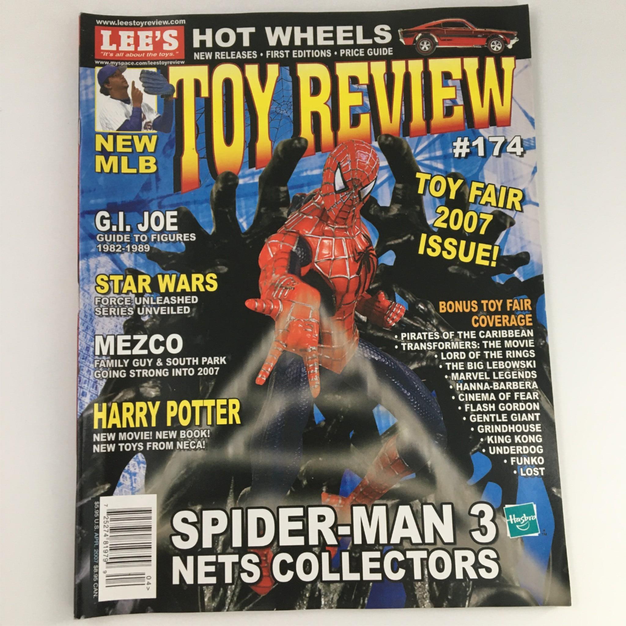 Lee's Toy Review Magazine April 2007 Spider-Man 3 Nets Collectors, Newsstand