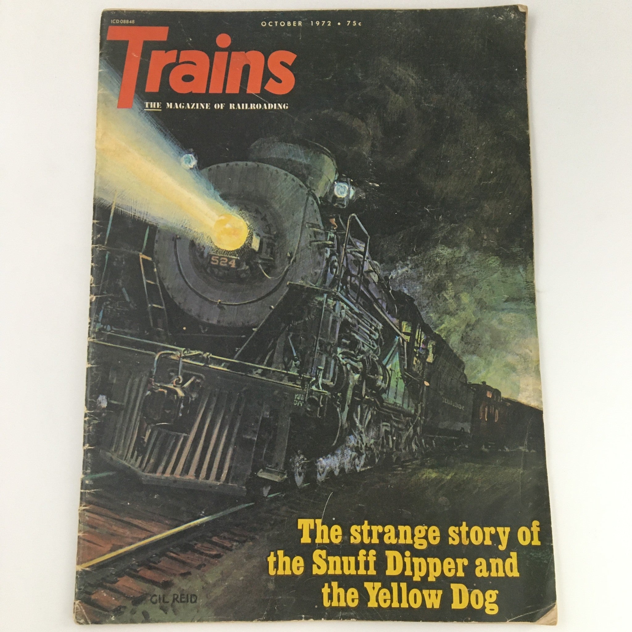 VTG Trains Railroading Magazine October 1972 Snuff Dipper & Yellow Dog Story