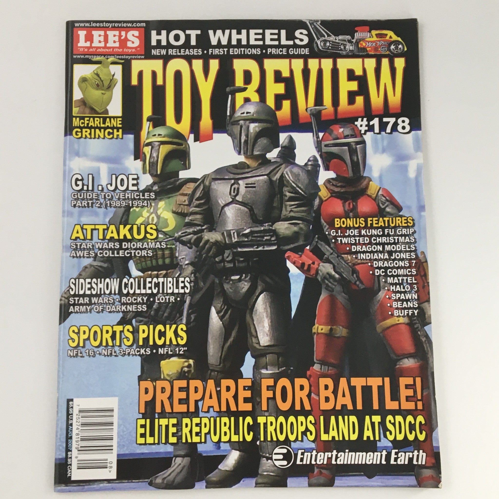 Lee's Toy Review Magazine August 2007 #178 Elite Republic Troops Land, Newsstand