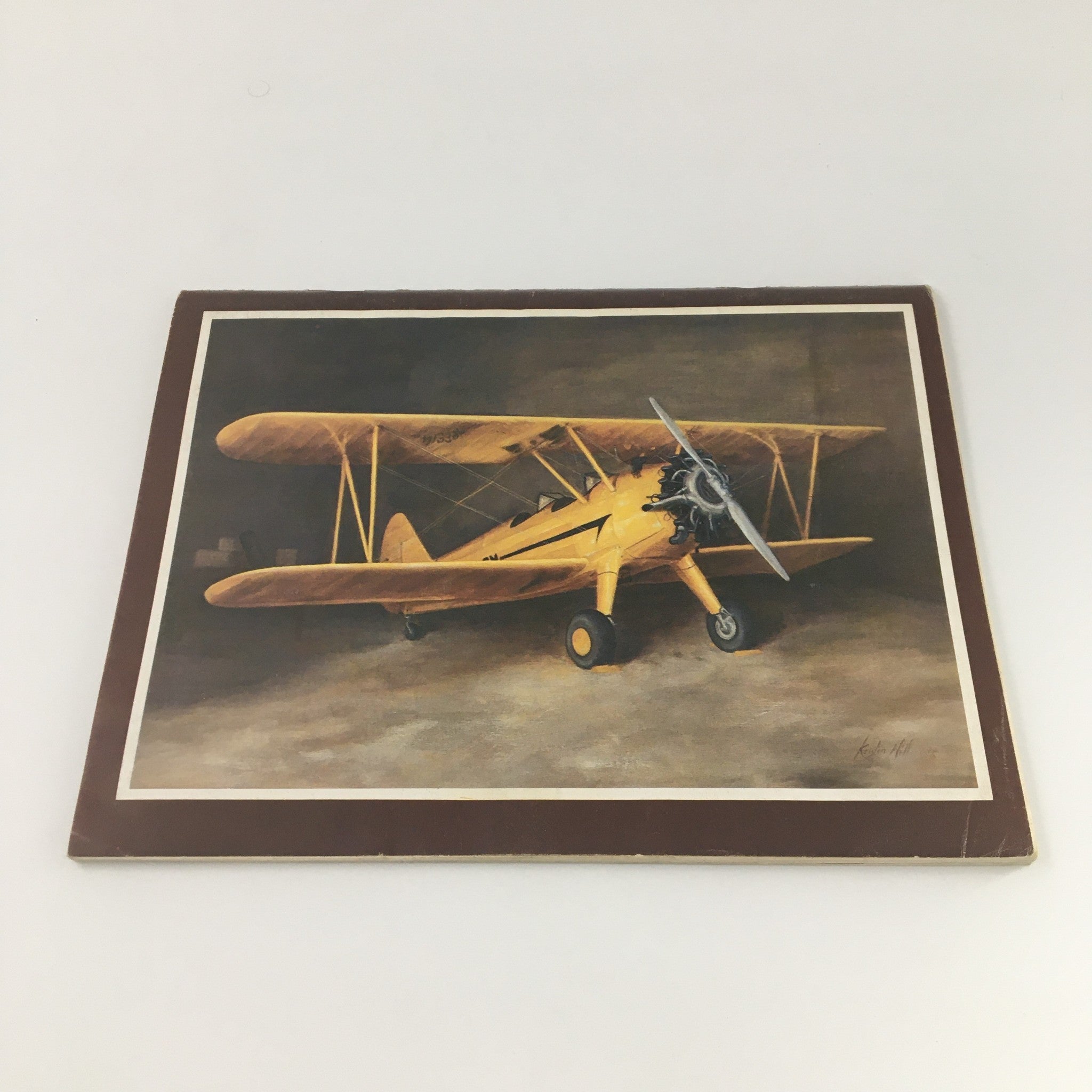 Vintage Sport Aviation Magazine July 1980 featuring artwork of a yellow biplane, highlighting the Rotorway RW-100 Power Plant.