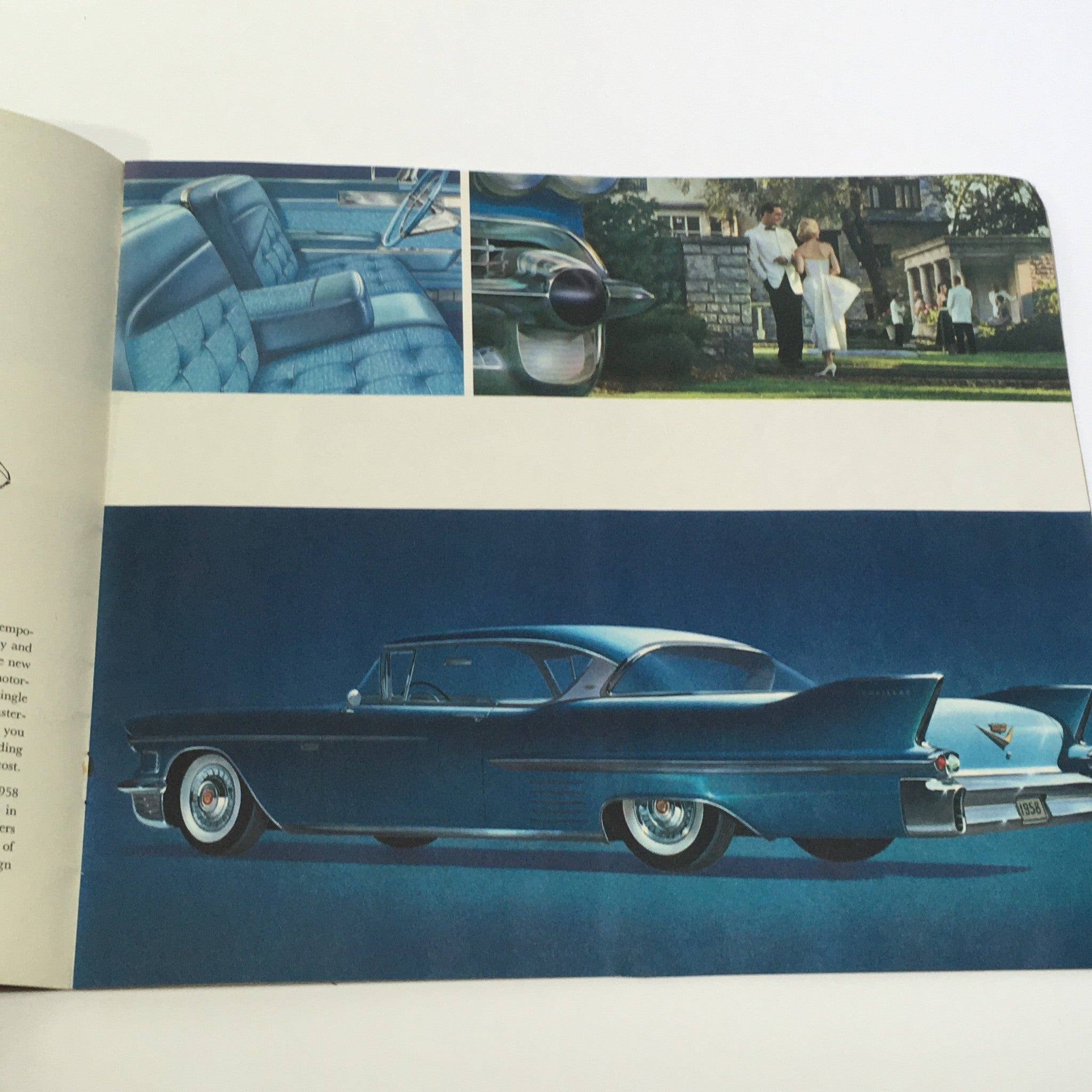 1958 Cadillac SixtyTwo Coupe Hydra-Matic Transmission V-Type Engine Car Brochure