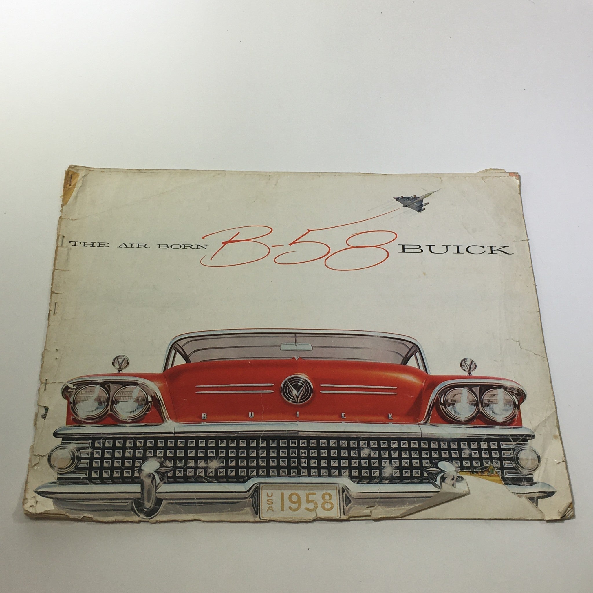 1958 The Air Born B-58 Buick V-8 Engine 250 Horsepower Car Sale Brochure