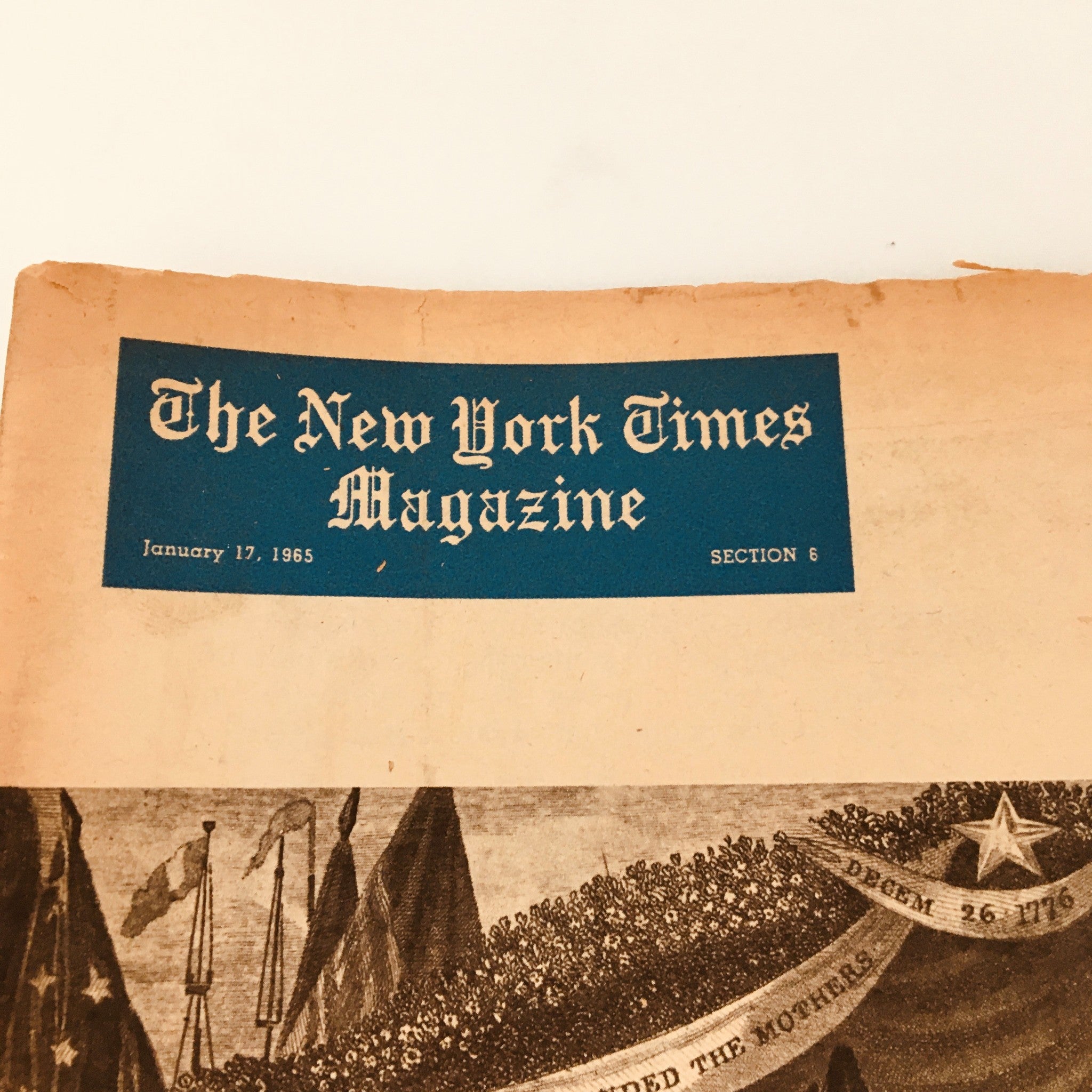 The New York Times Magazine January 17 1965 Washington Inauguration, Newsstand