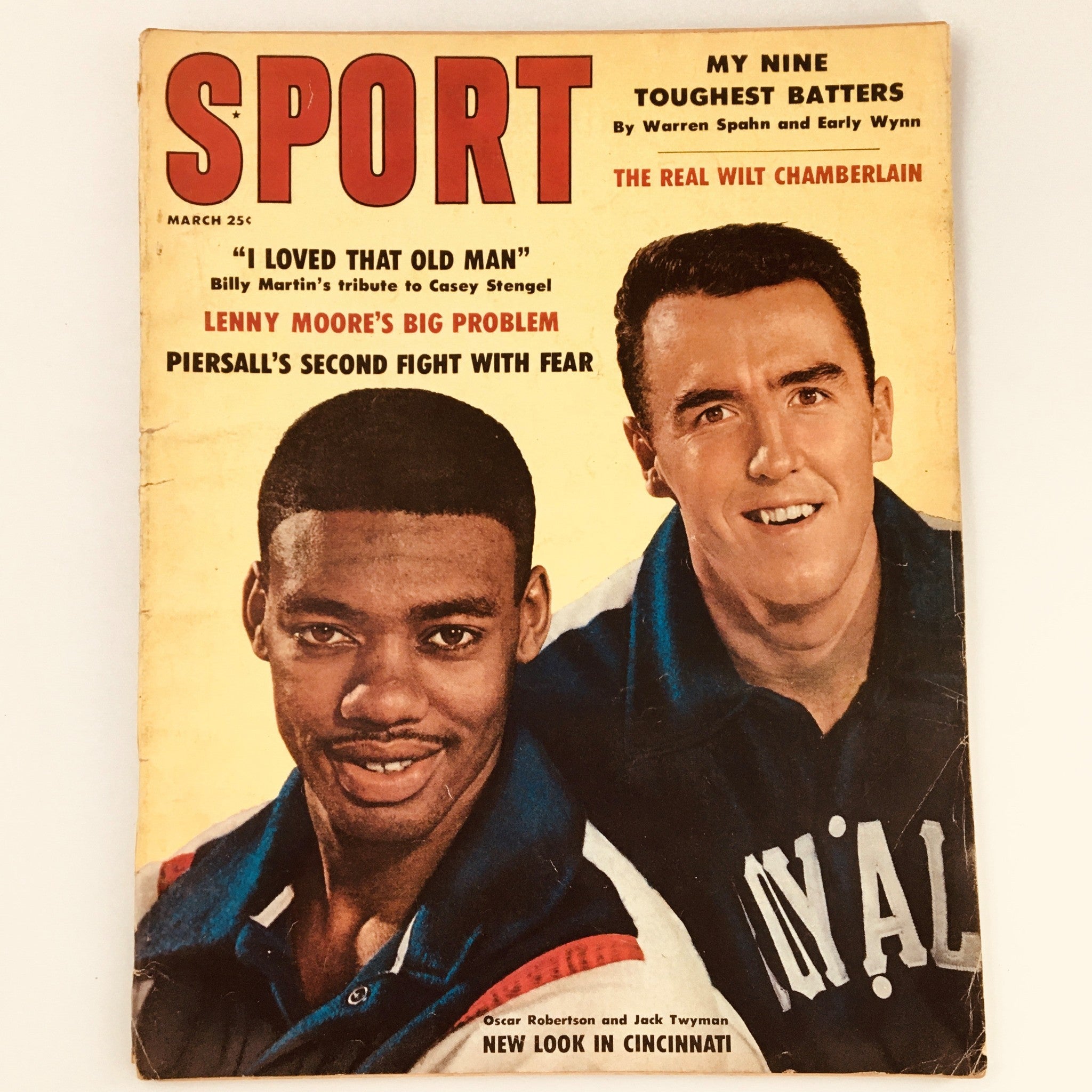 VTG Sport Magazine March 1961 Oscar Robertson and Jack Twyman Cover, Newsstand