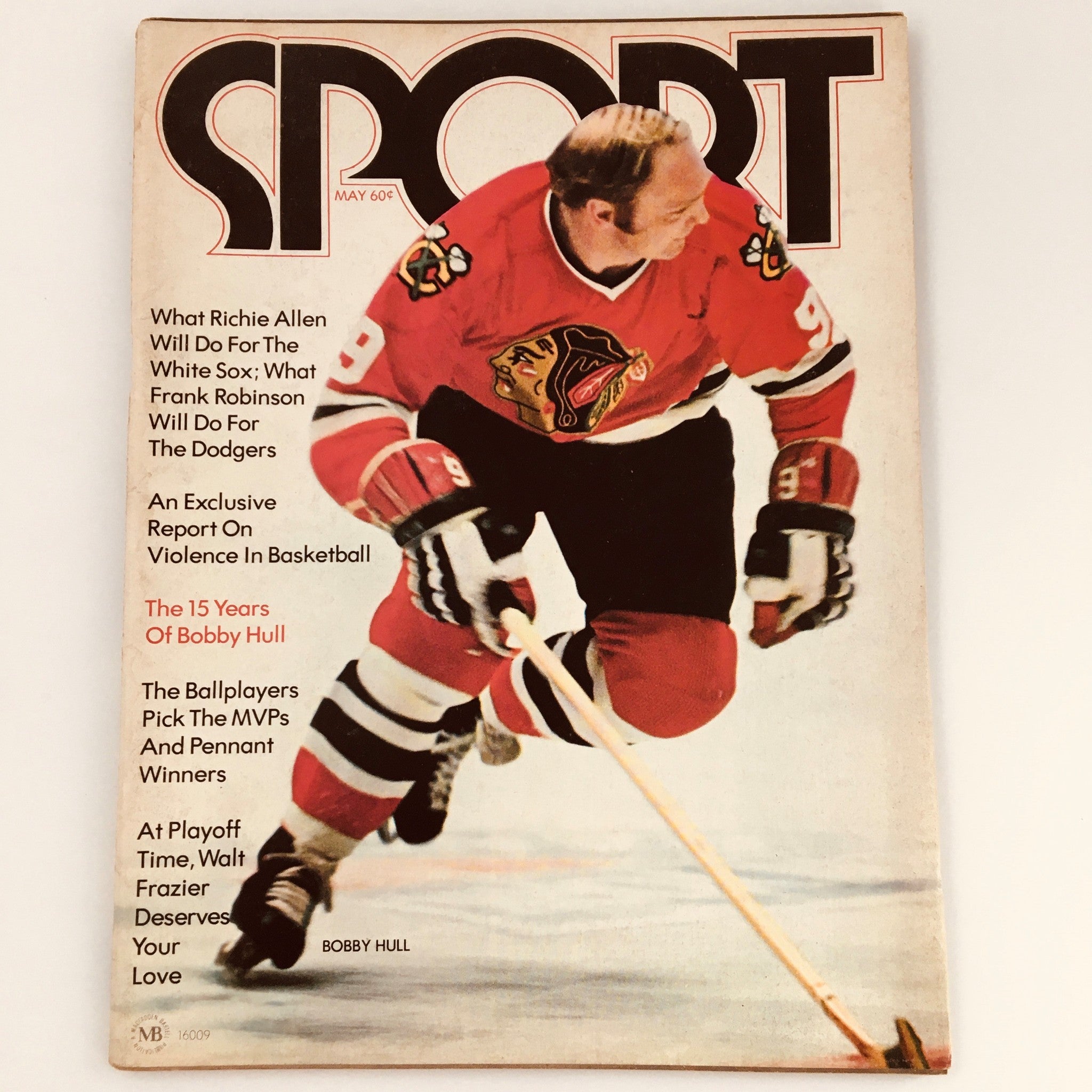 VTG Sport Magazine May 1972 Vol 53 #5 Bobby Hull Cover Feature, Newsstand