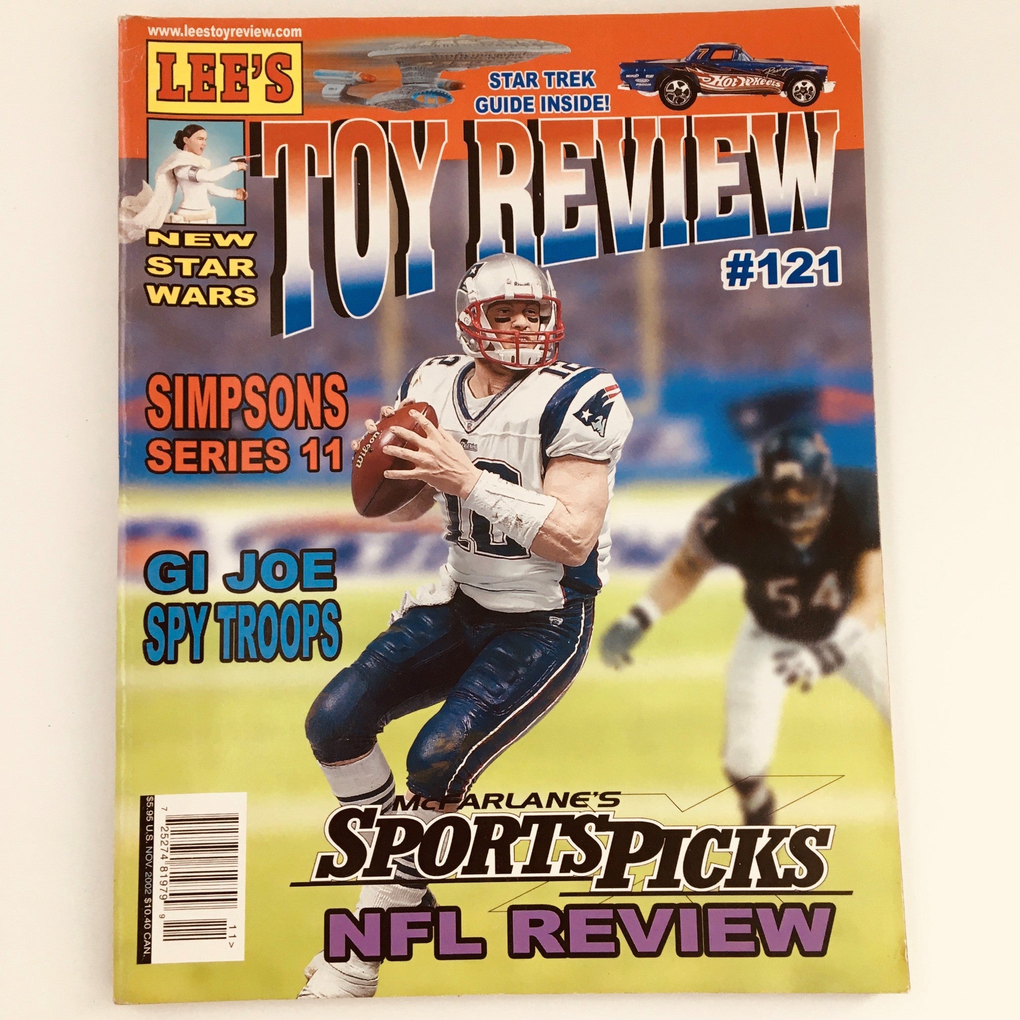 Lee's Toy Review Magazine #121 November 2002 Sports Picks NFL Review, Newsstand