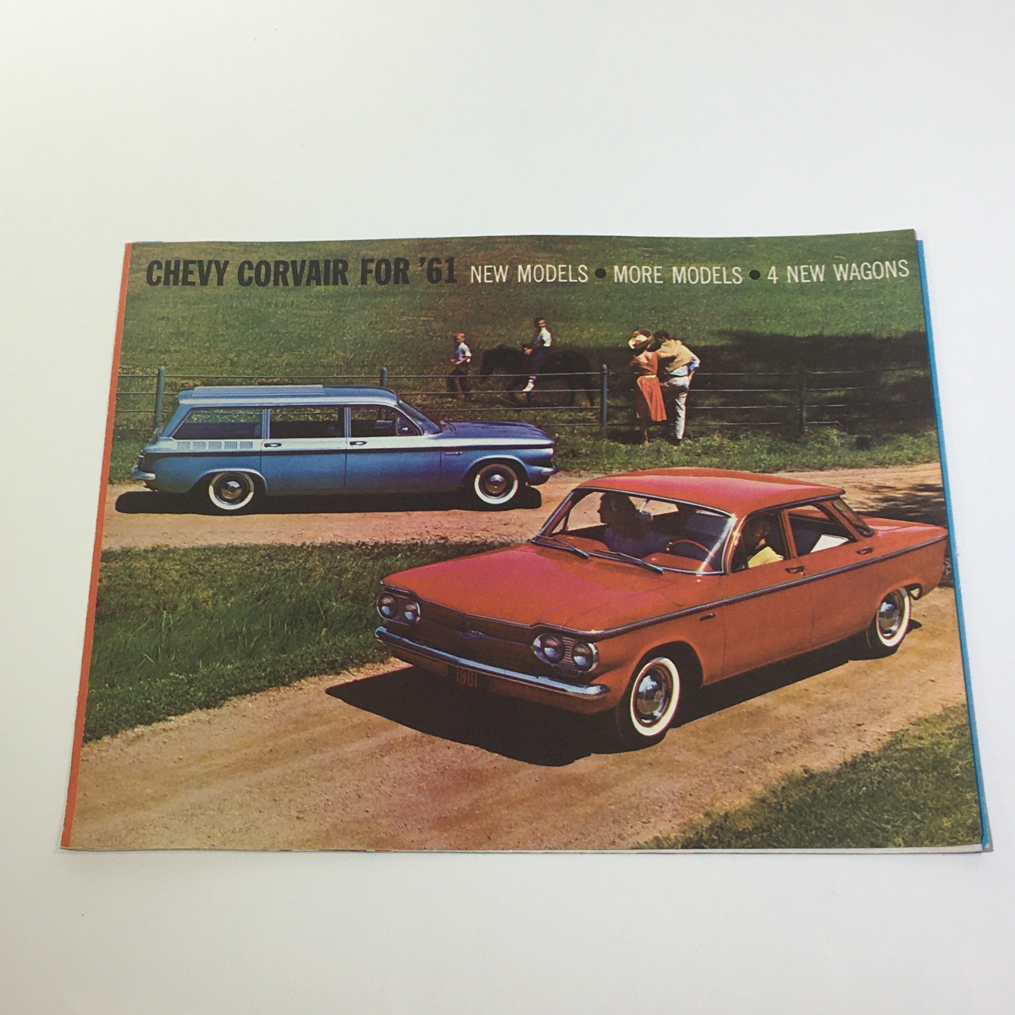 1961 Chevy Corvair 500 4-Door Sedan 3-Speed 80-HP Turbo-Air 6 Car Sale Catalog