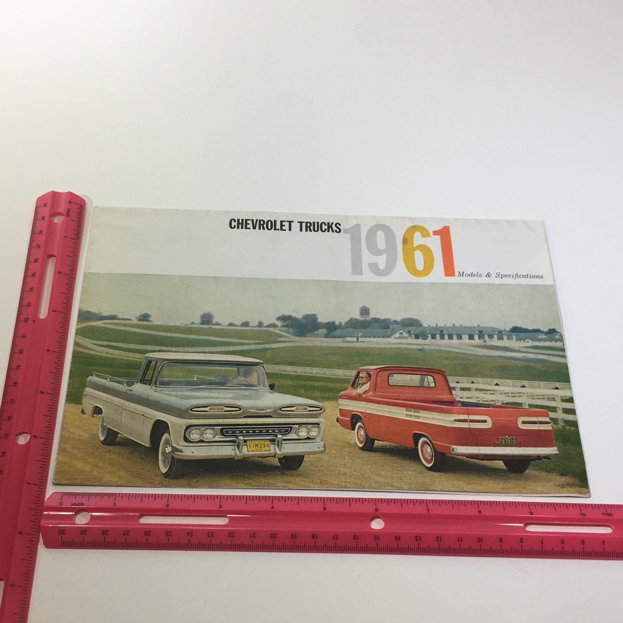 1961 Chevrolet Trucks Light-Duty & Step-Vans Corvair 95 Series Catalog Brochure