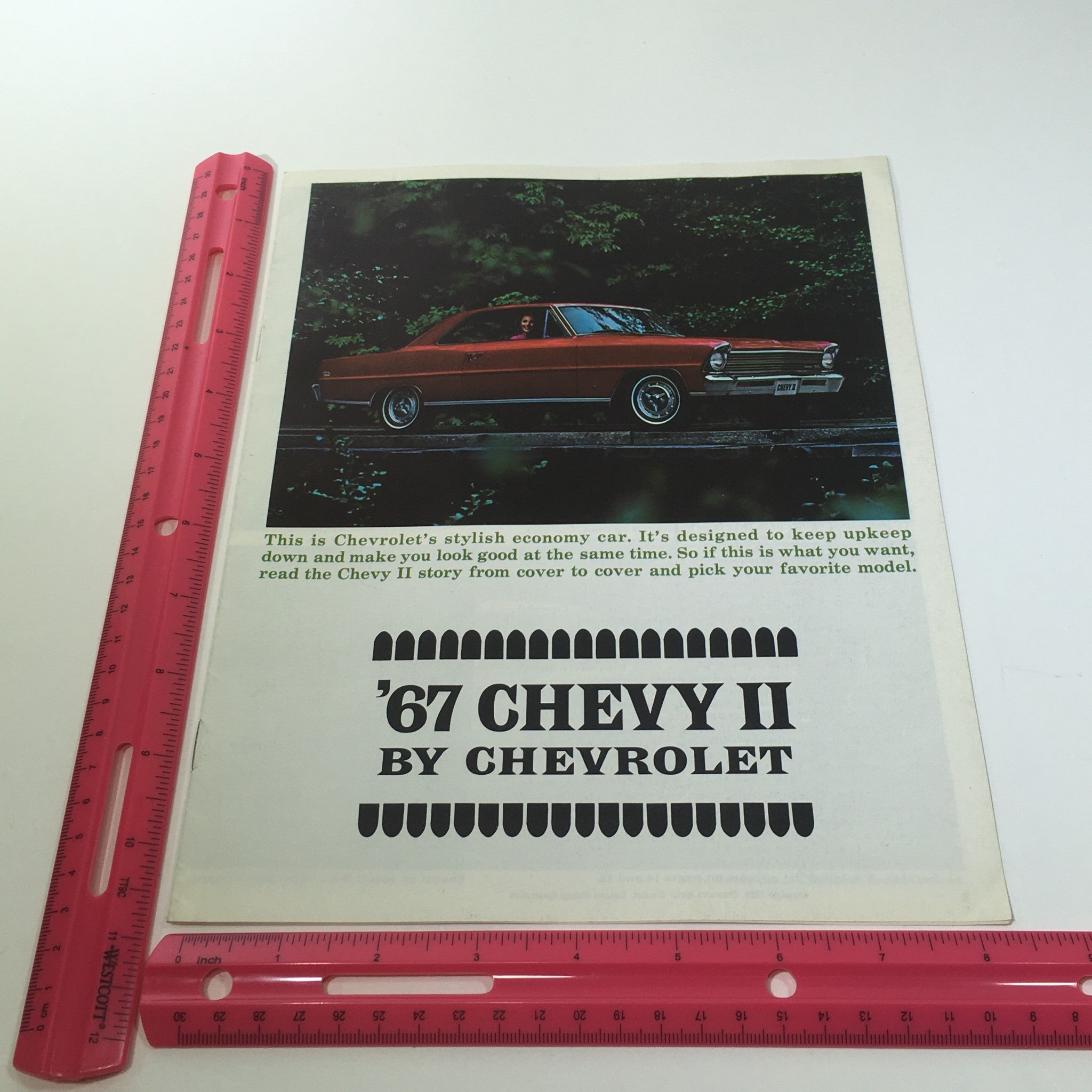 1967 Chevy II by Chevrolet Nova Super Sport Coupe 4-Speed Car Catalog Brochure