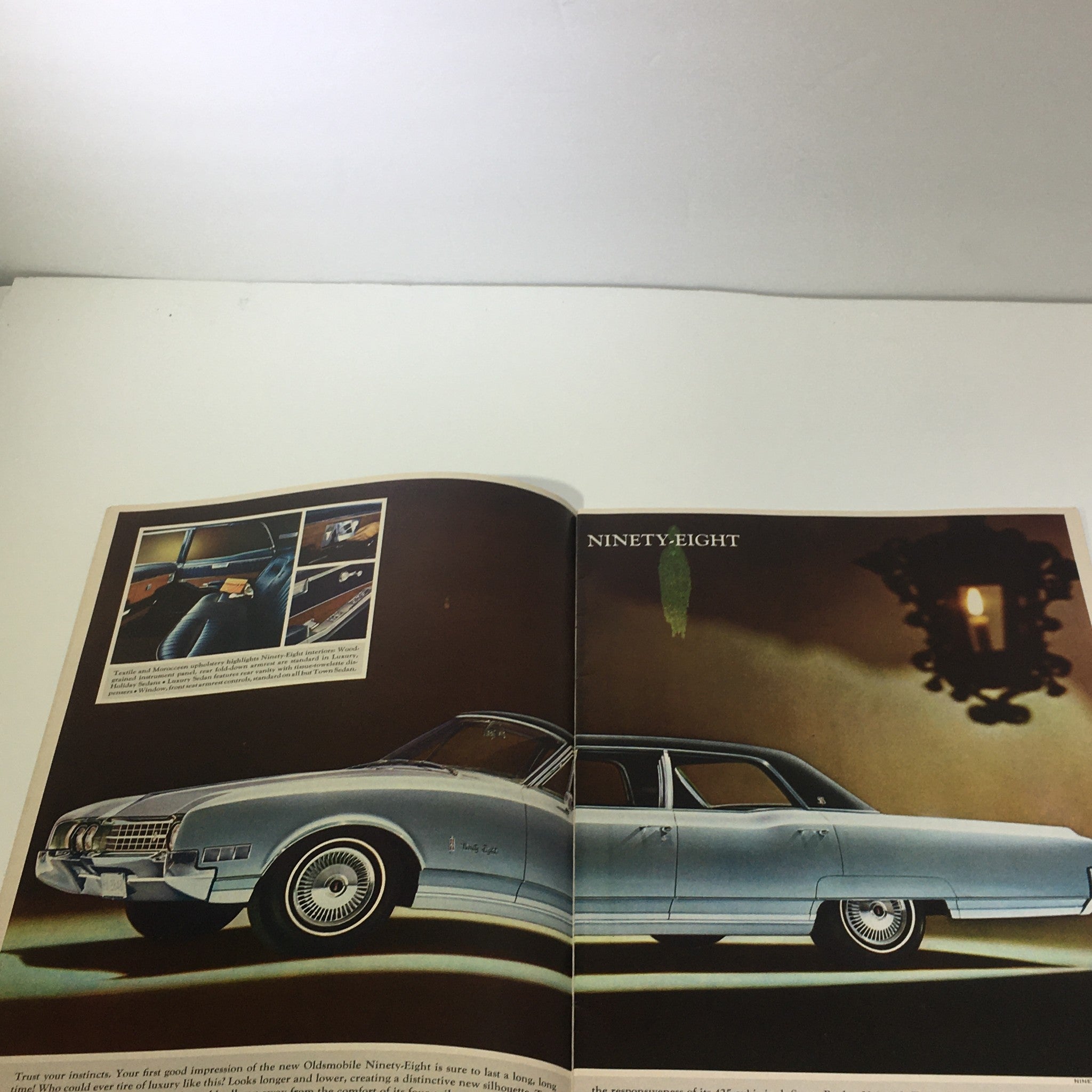 1966 Oldsmobile Step Out Front Super Rocket V8 Engine 4-4-2 Car Catalog Brochure