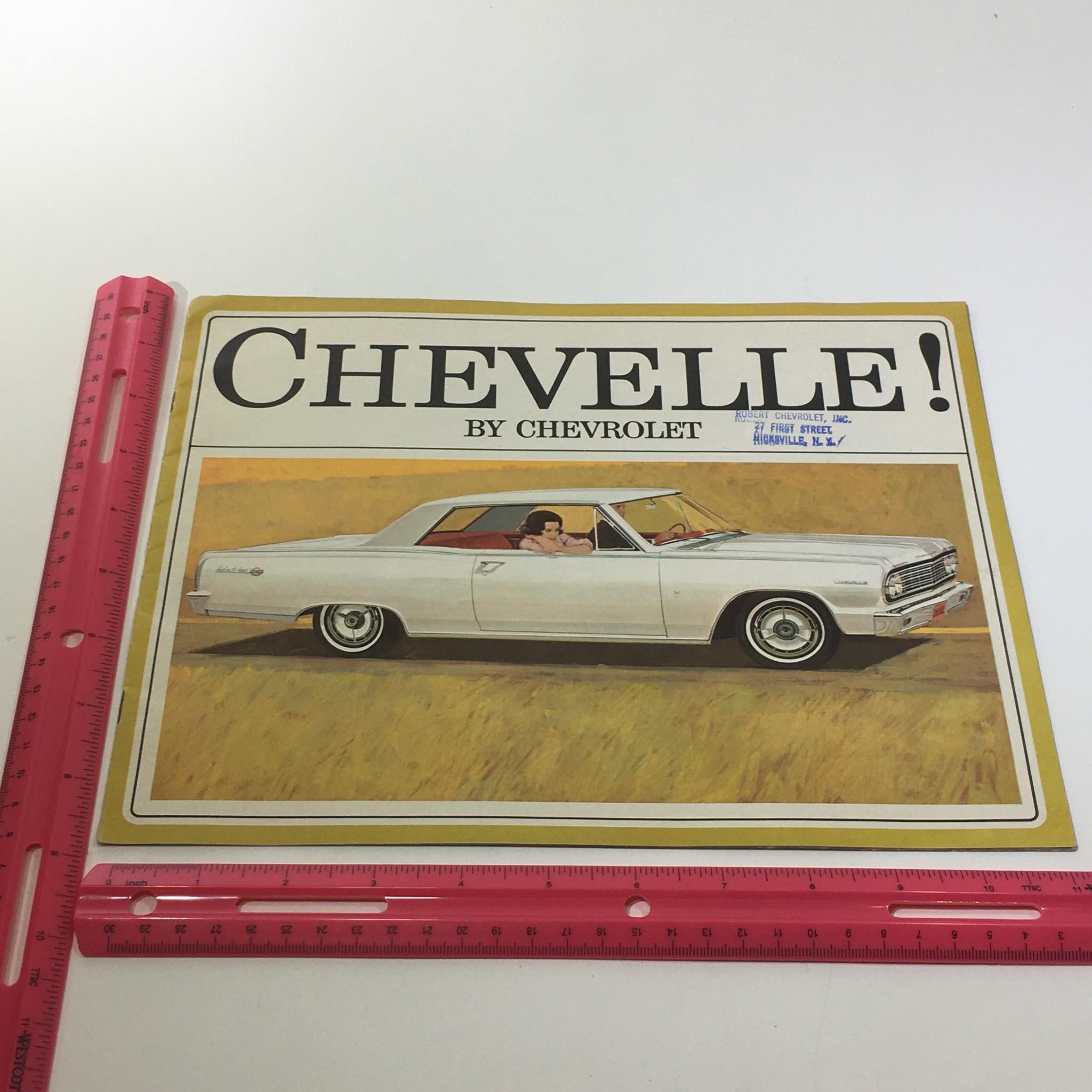 Chevelle by Chevrolet Convertible Station Wagon Sport Coupe Car Catalog Brochure