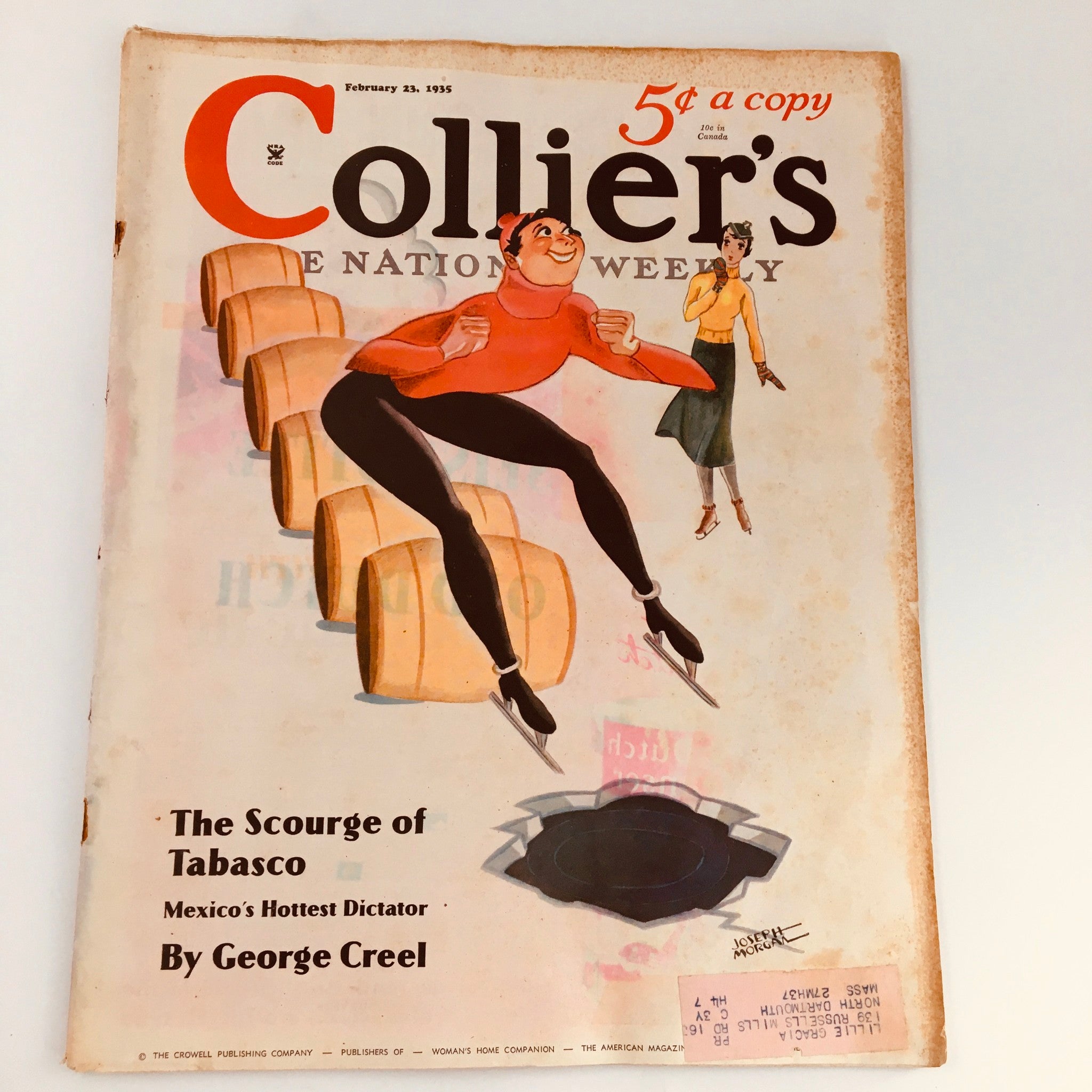 VTG Collier's Magazine February 23 1935 The Scourge of Tabasco by George Creel