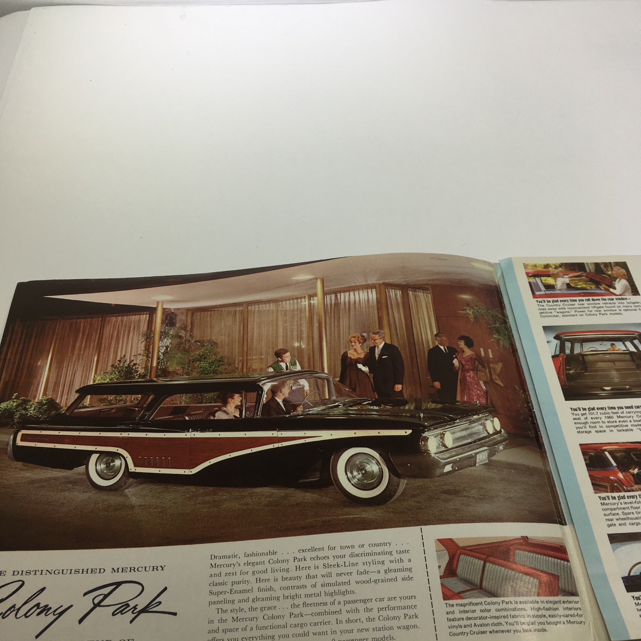 1960 Mercury Country Cruisers Self-Adjusting Breaks Hydraulics Car Sale Brochure