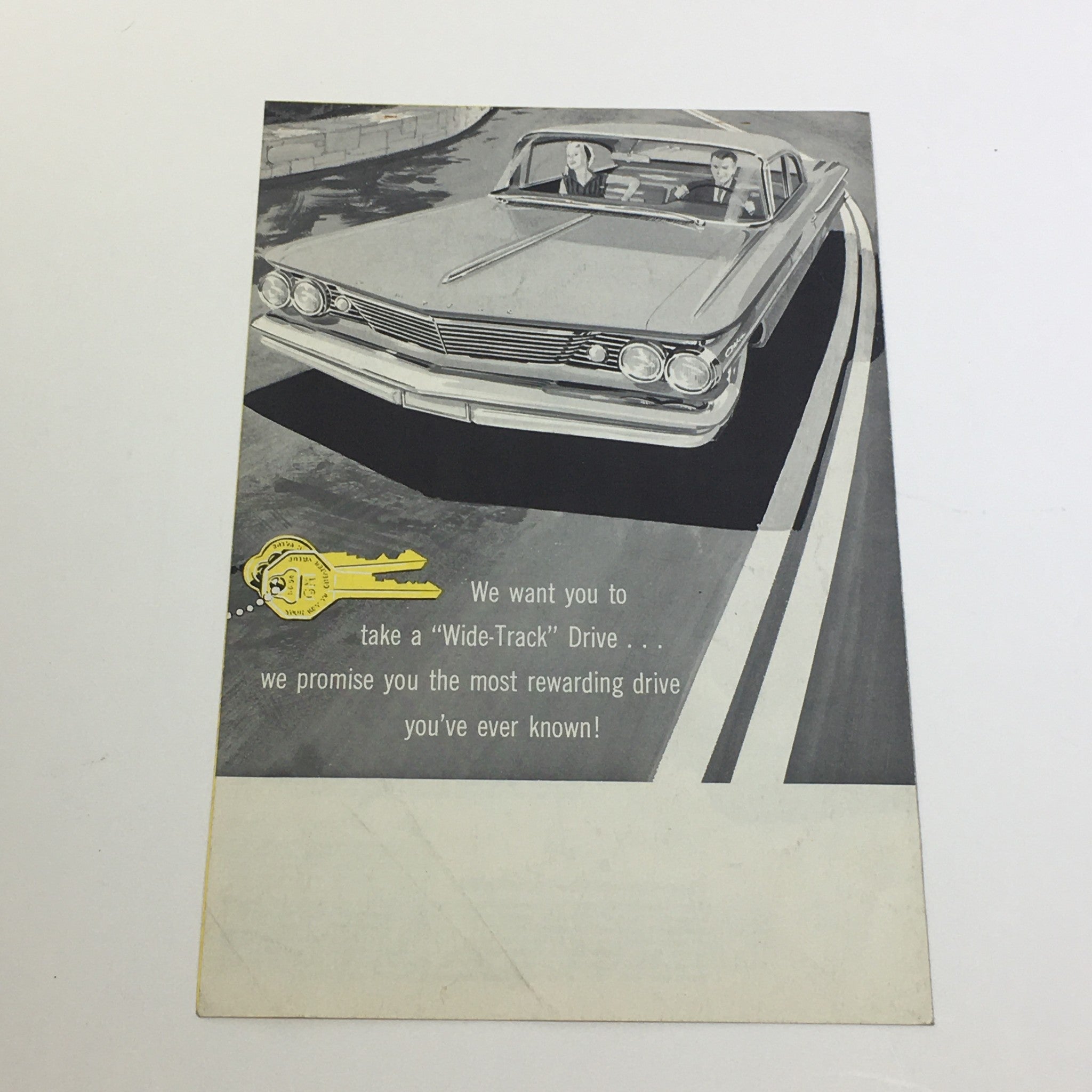 1960 Pontiac 425 V-8 Engines Tri-Power Barrel Sedan Car Sale Brochure