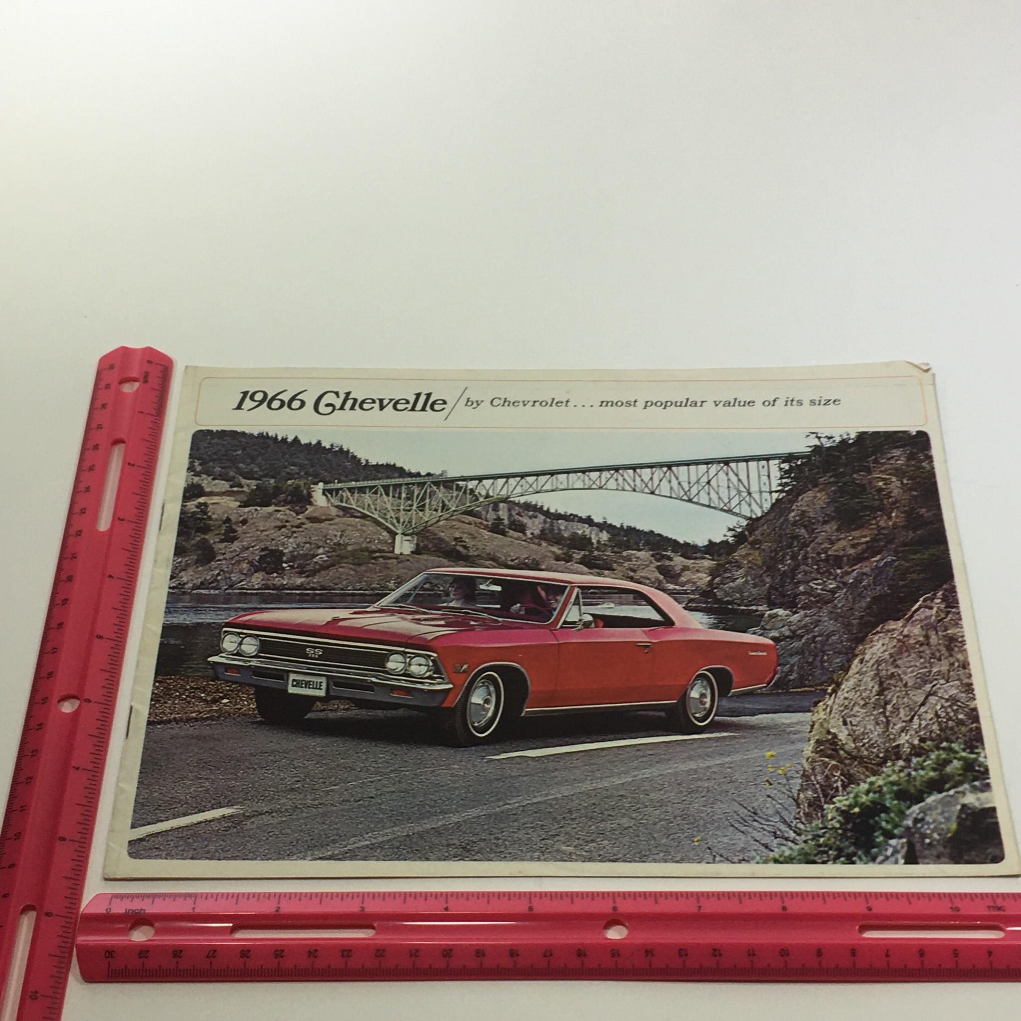 1966 Chevrolet Chevelle Sport 396 Coupe Car Sale Brochure