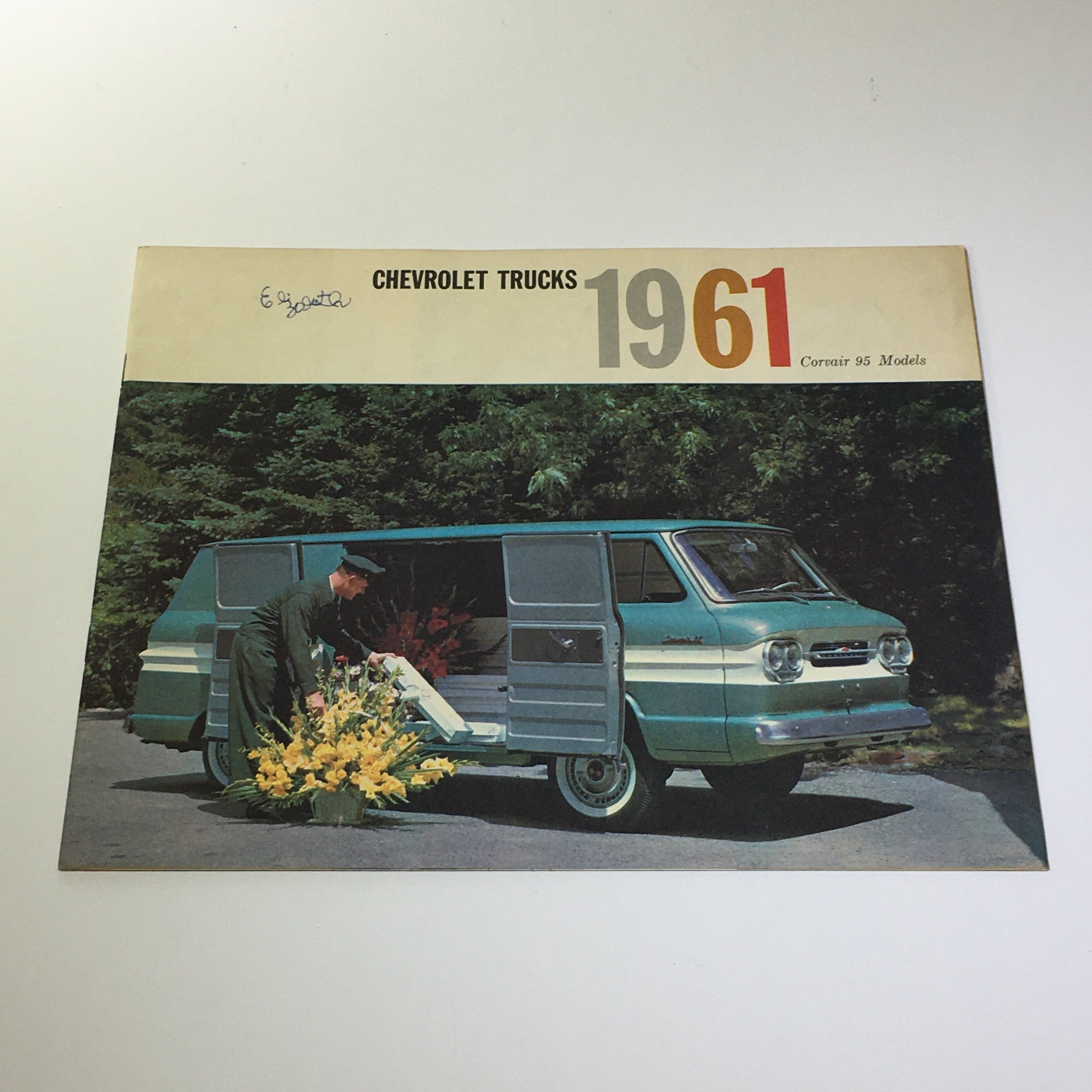 1961 Chevrolet Trucks Corvair 95 Models Light-Duty Trucking Car Catalog Brochure