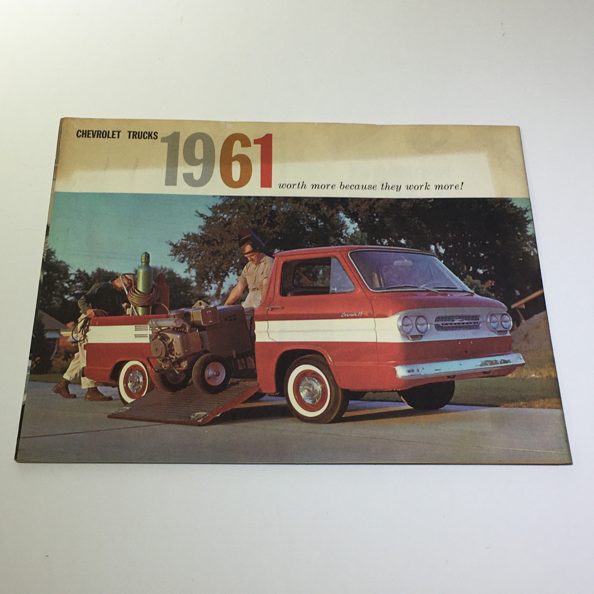 1961 Chevrolet Trucks Corvair 95 Models Light-Duty Trucking Car Catalog Brochure