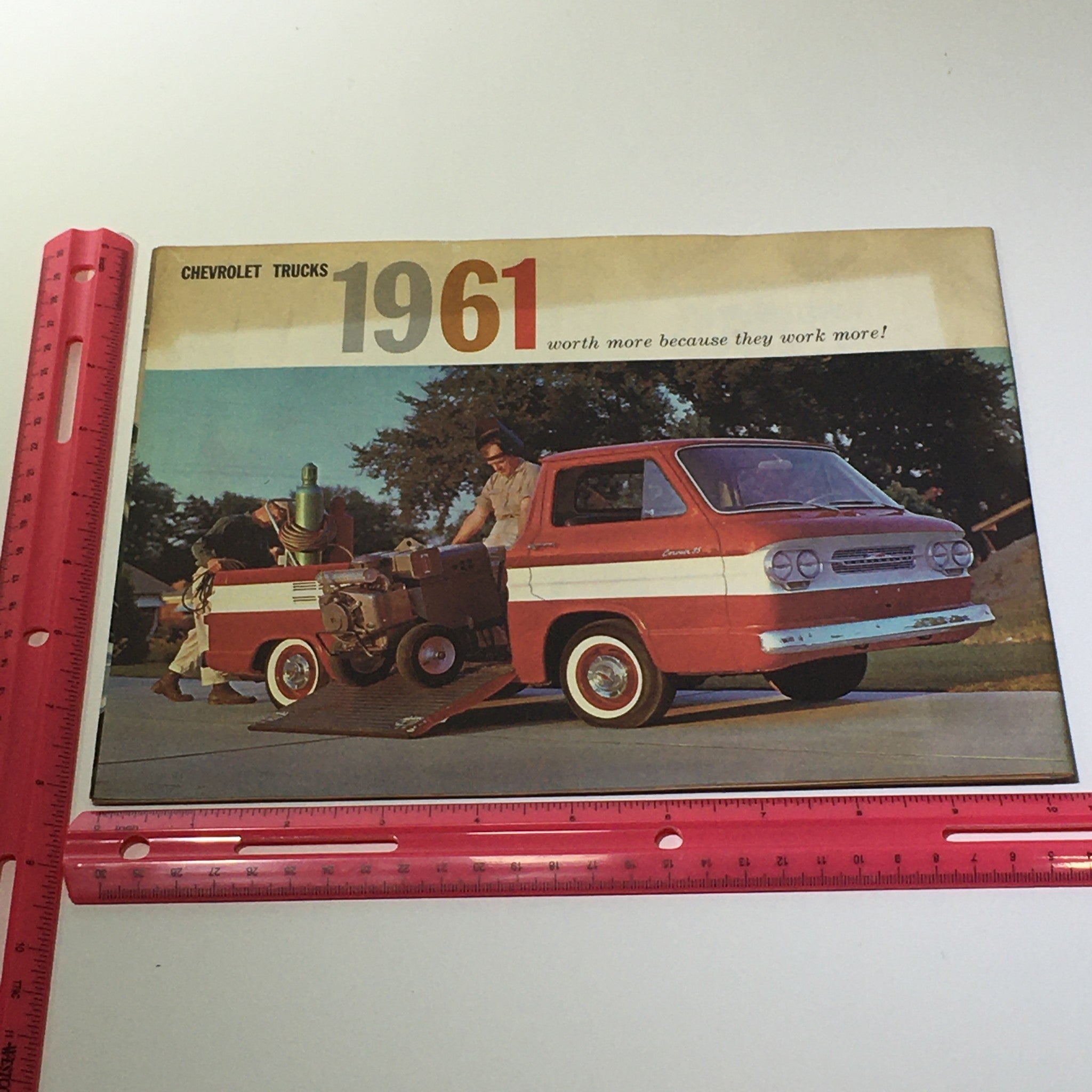 1961 Chevrolet Trucks Corvair 95 Models Light-Duty Trucking Car Catalog Brochure