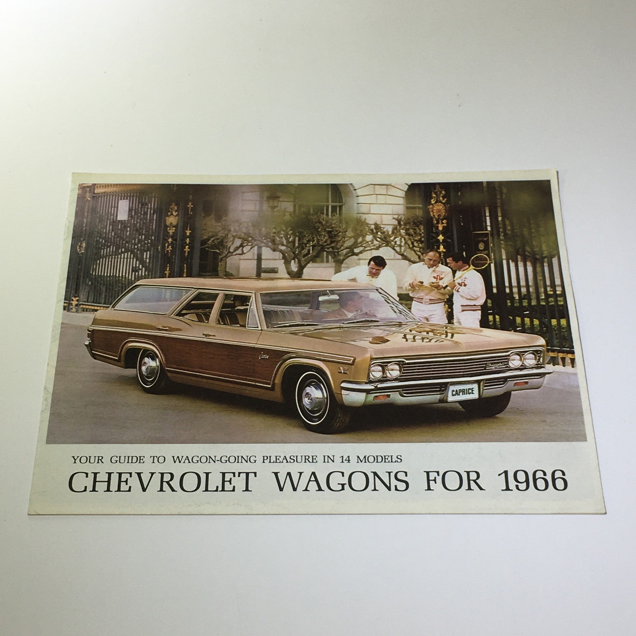 1966 Chevrolet Wagon-Going Caprice 4-Door 2-Seat Wagon Car Catalog Brochure