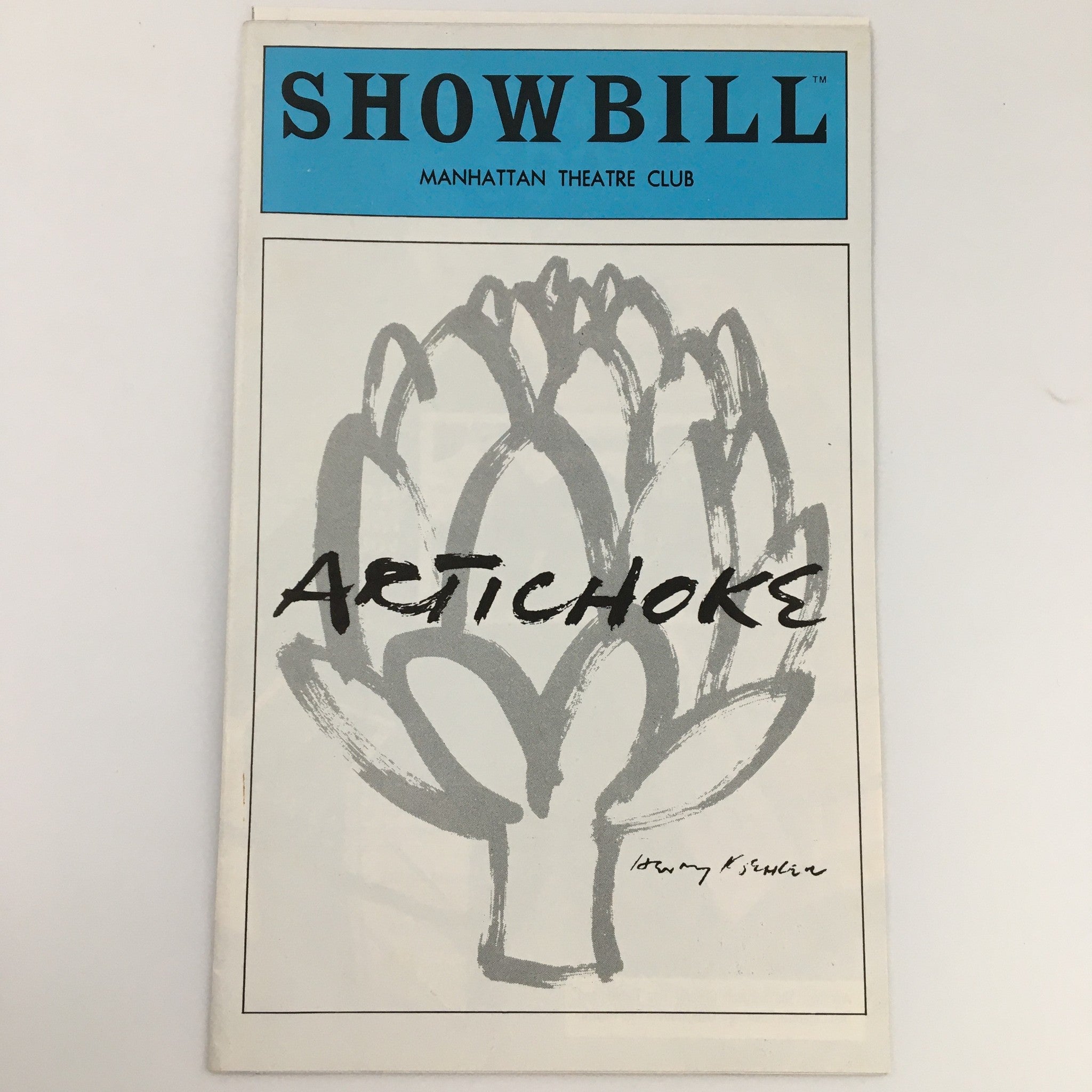 1979 Showbill Manhattan Theatre Club Artichoke Patricia Elliott Nicholas Hormann