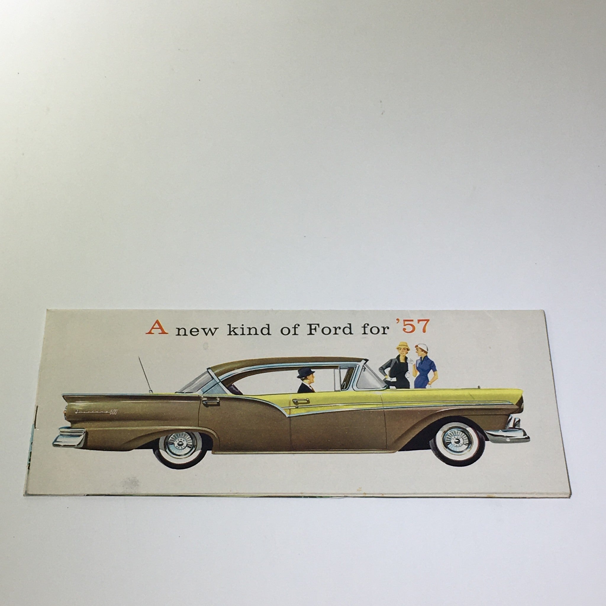 1957 Ford Touch of Tomorrow Master-Guide Power Steering Car Catalog Brochure