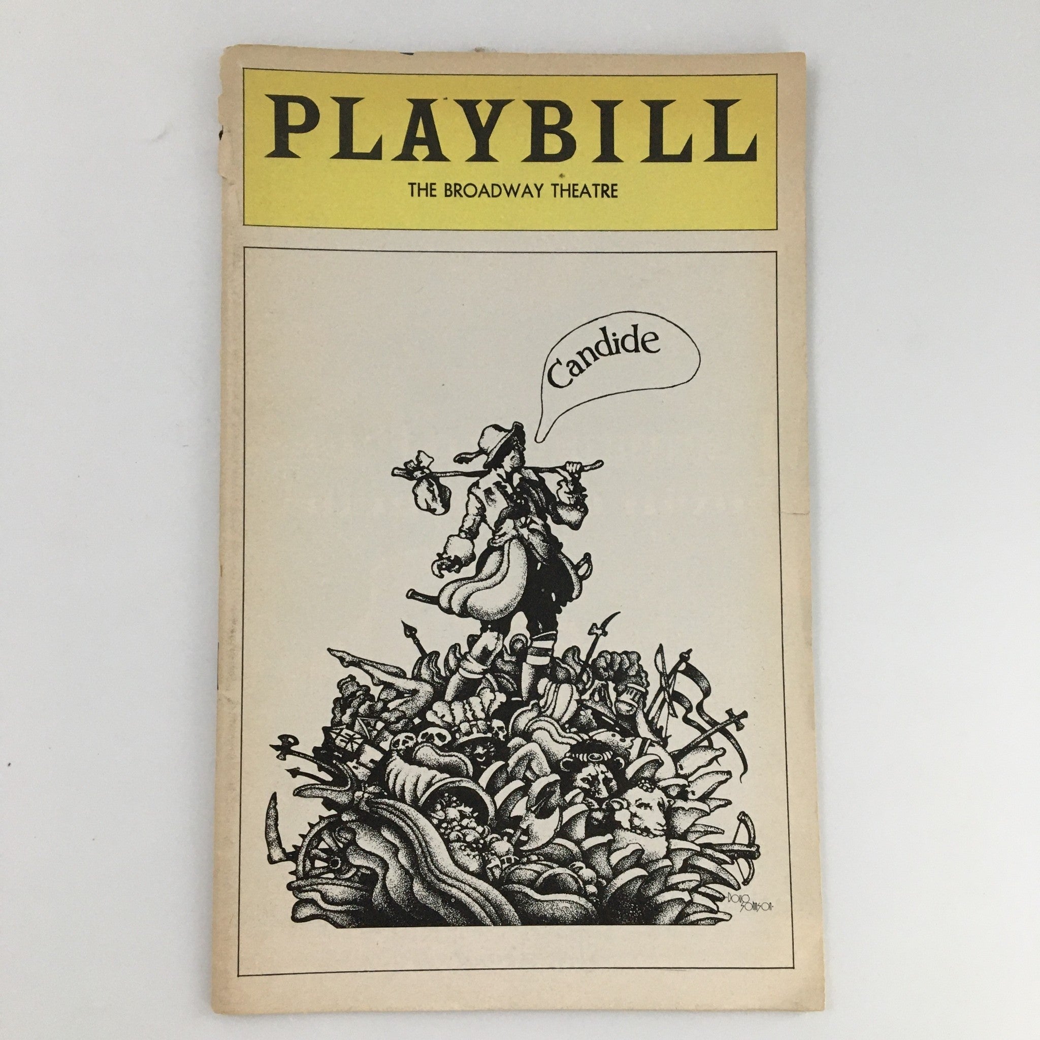 1975 Playbill The Broadway Theatre Candide Charles Kimbrough, Maureen Brennan