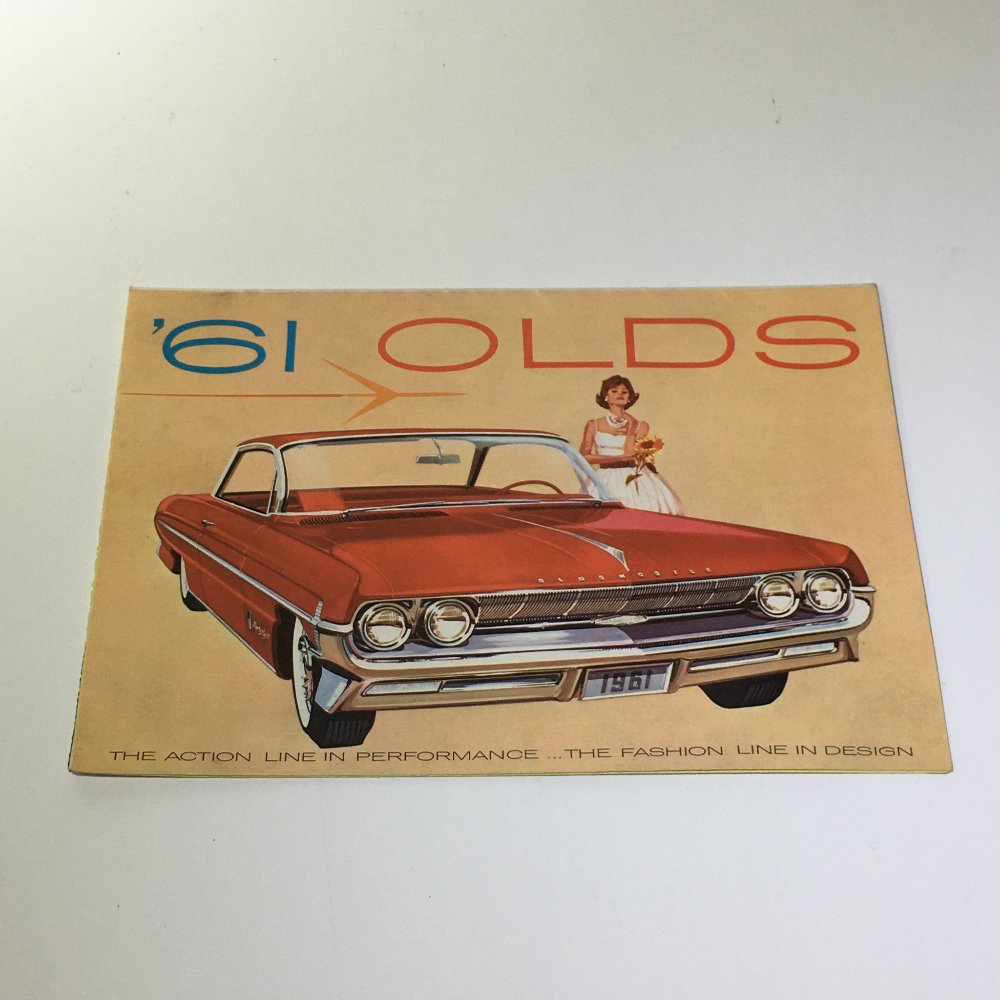 1961 Oldsmobile Spirited Skyrocket Engine Hydra-Matic Drive Car Catalog Brochure