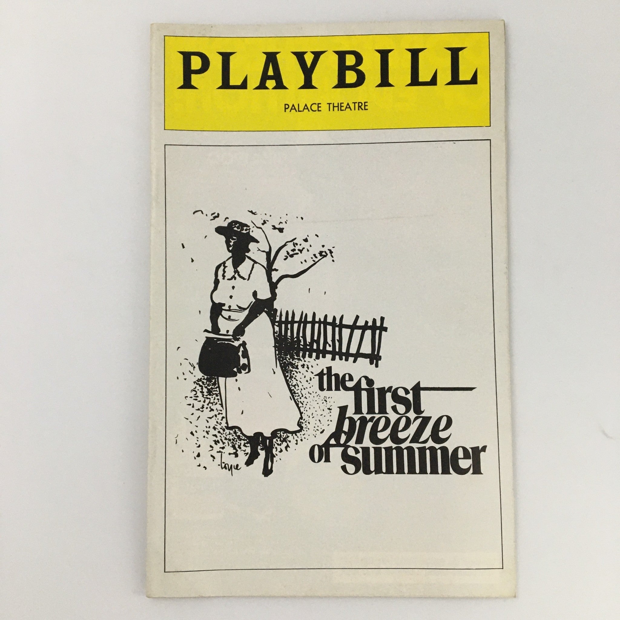 1975 Playbill Palace Theatre The First Breeze of Summer Ethel Ayler, Moses Gunn