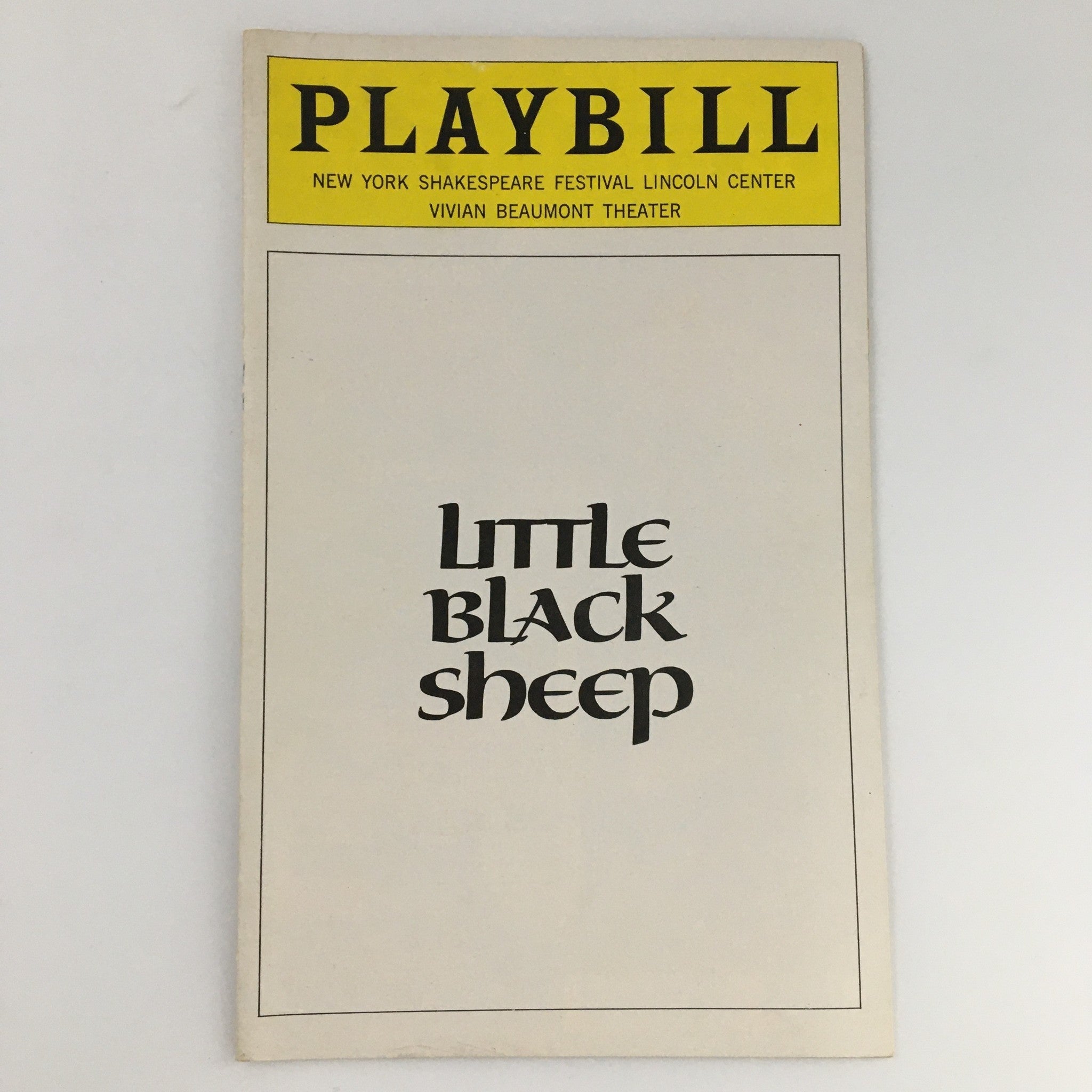 1975 Playbill Vivien Beaumont Theater Little Black Sheep Pierre Epstein