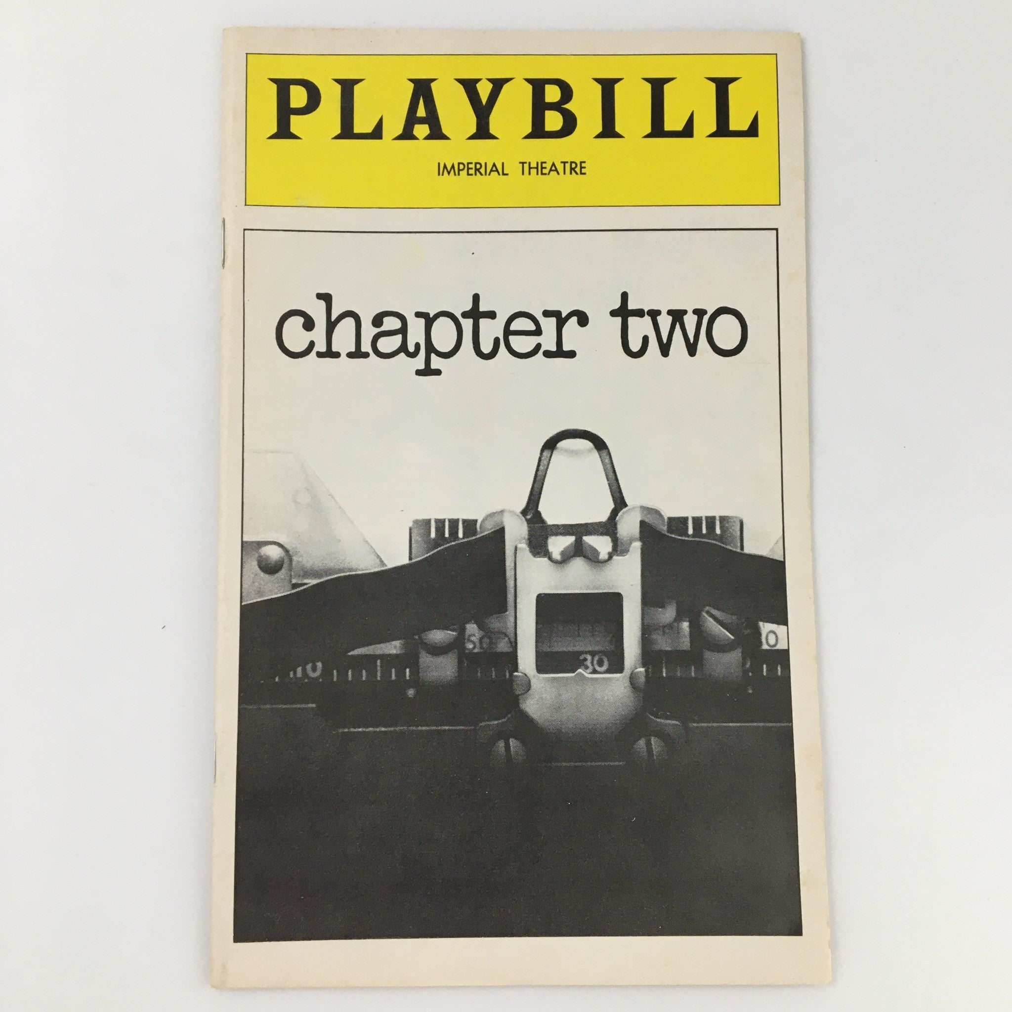 1978 Playbill Imperial Theatre Neil Simon's Chapter Two David Groh Ania Gillette