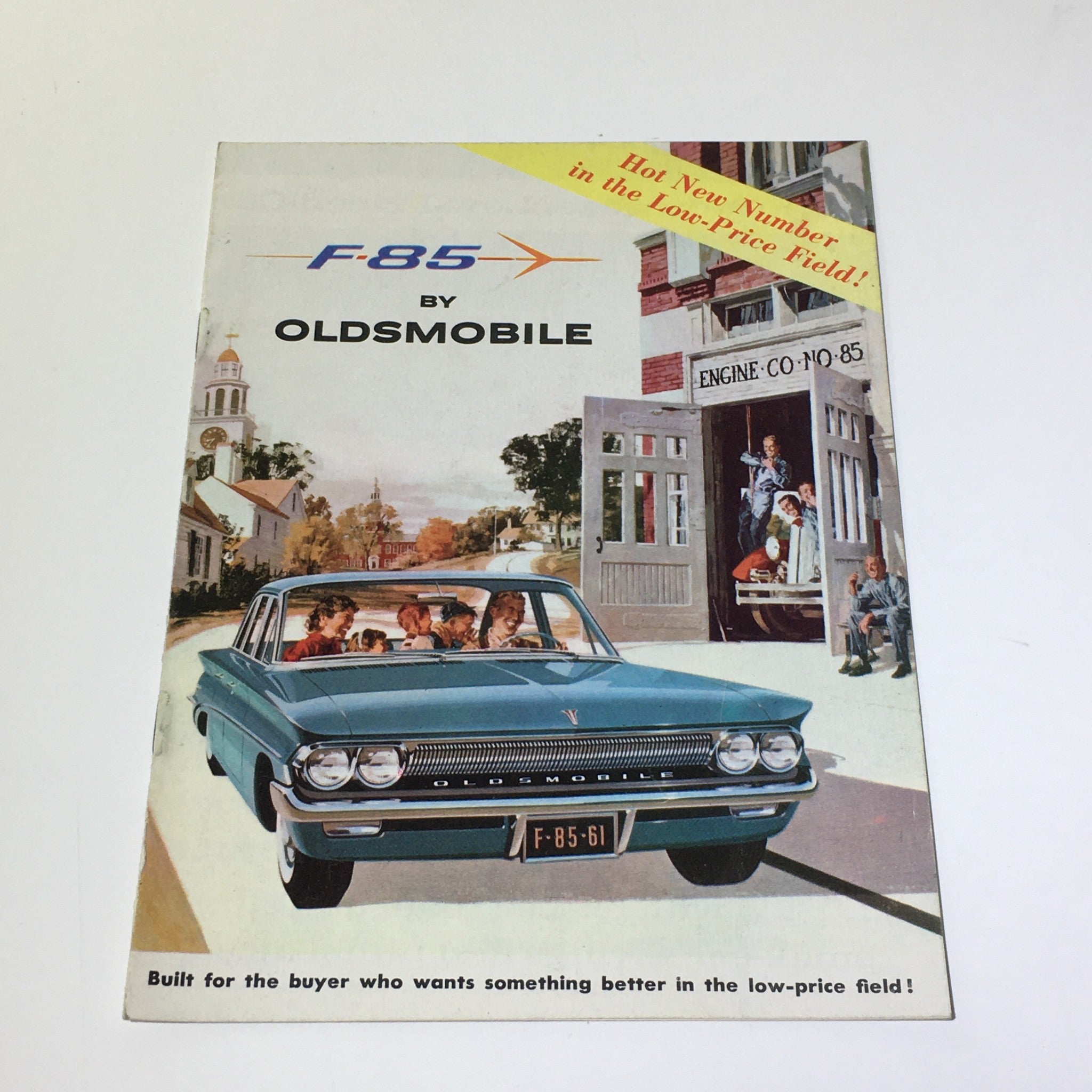 1961 F-85 by Oldsmobile 155-Horsepower Aluminum V-8 Engine Car Catalog Brochure