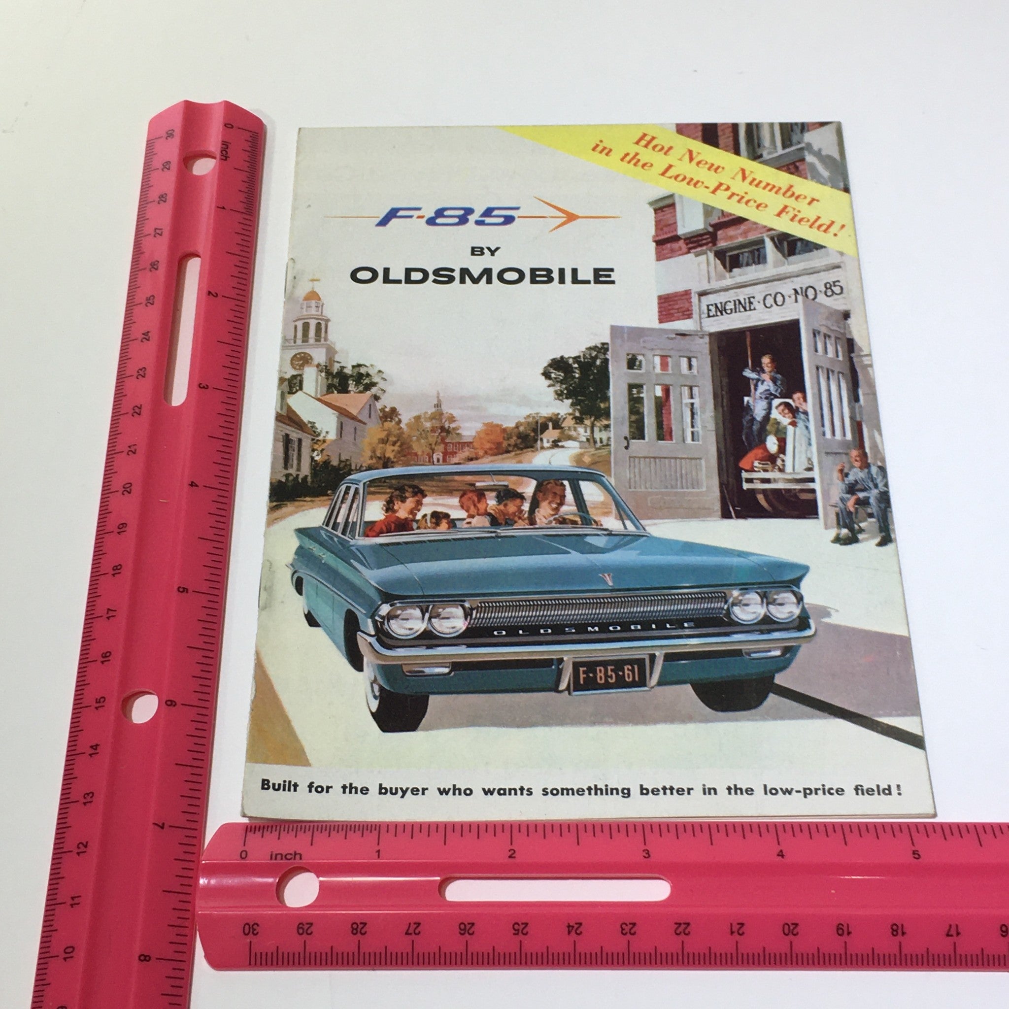 1961 F-85 by Oldsmobile 155-Horsepower Aluminum V-8 Engine Car Catalog Brochure