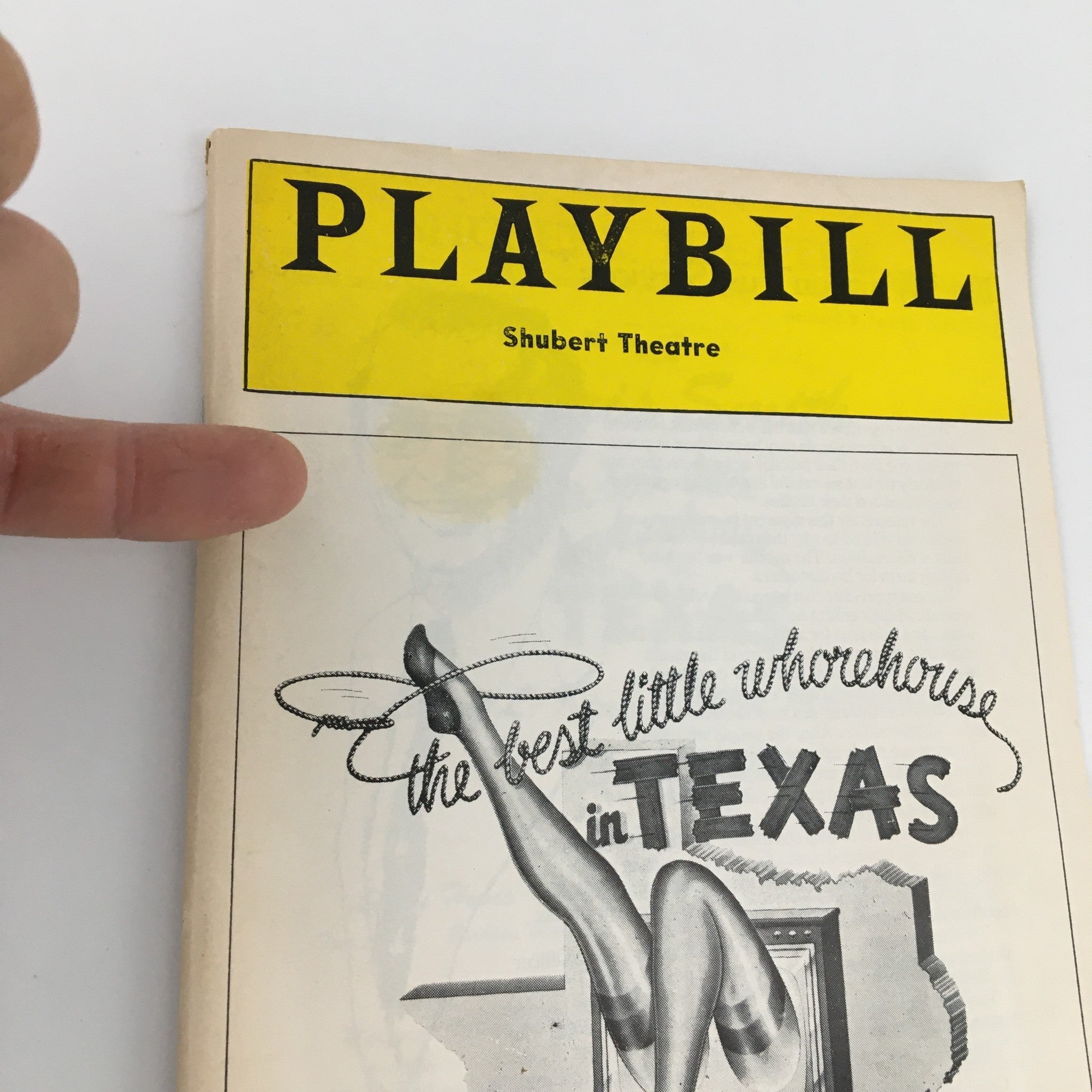 1978 Playbill Shubert Theatre The Best Little Whorehouse in Texas Larry L. King