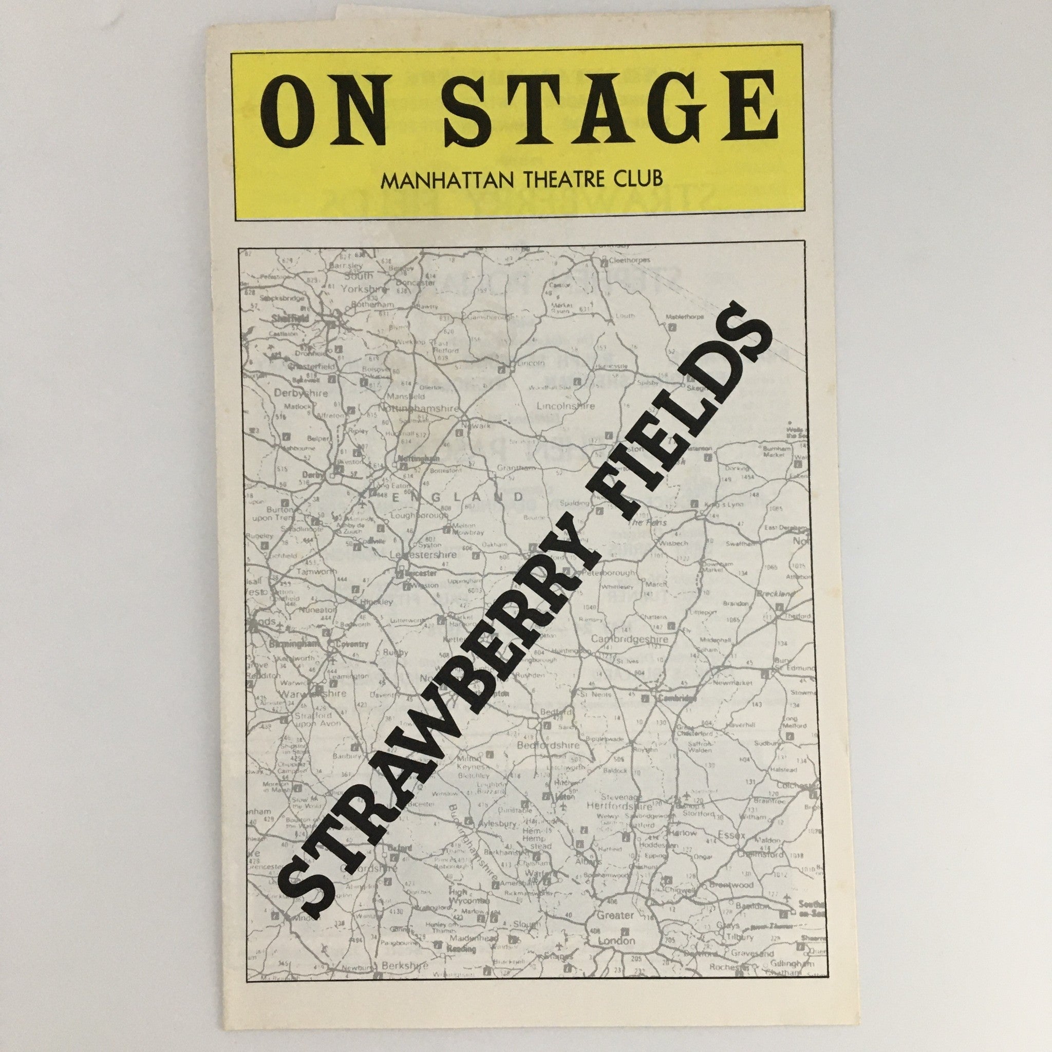 1978 On Stage Manhattan Theatre Club Strawberry Fields Nicholas Woodeson