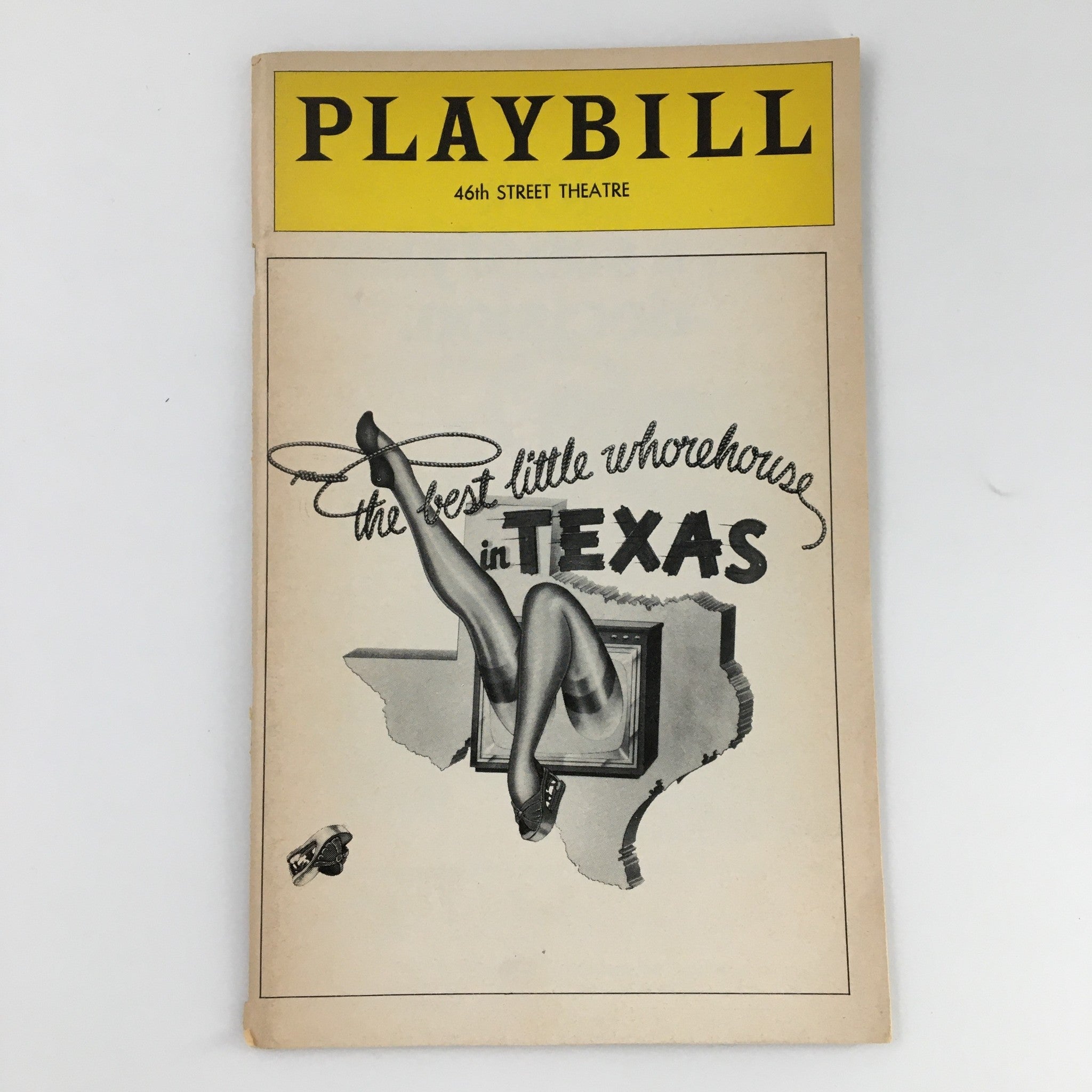 1978 Playbill 46th Street Theatre The Best Little Whorehouse in Texas Larry King