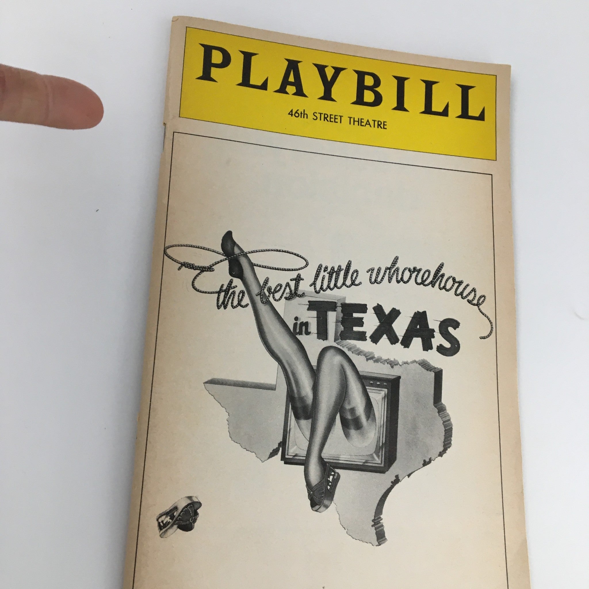 1978 Playbill 46th Street Theatre The Best Little Whorehouse in Texas Larry King