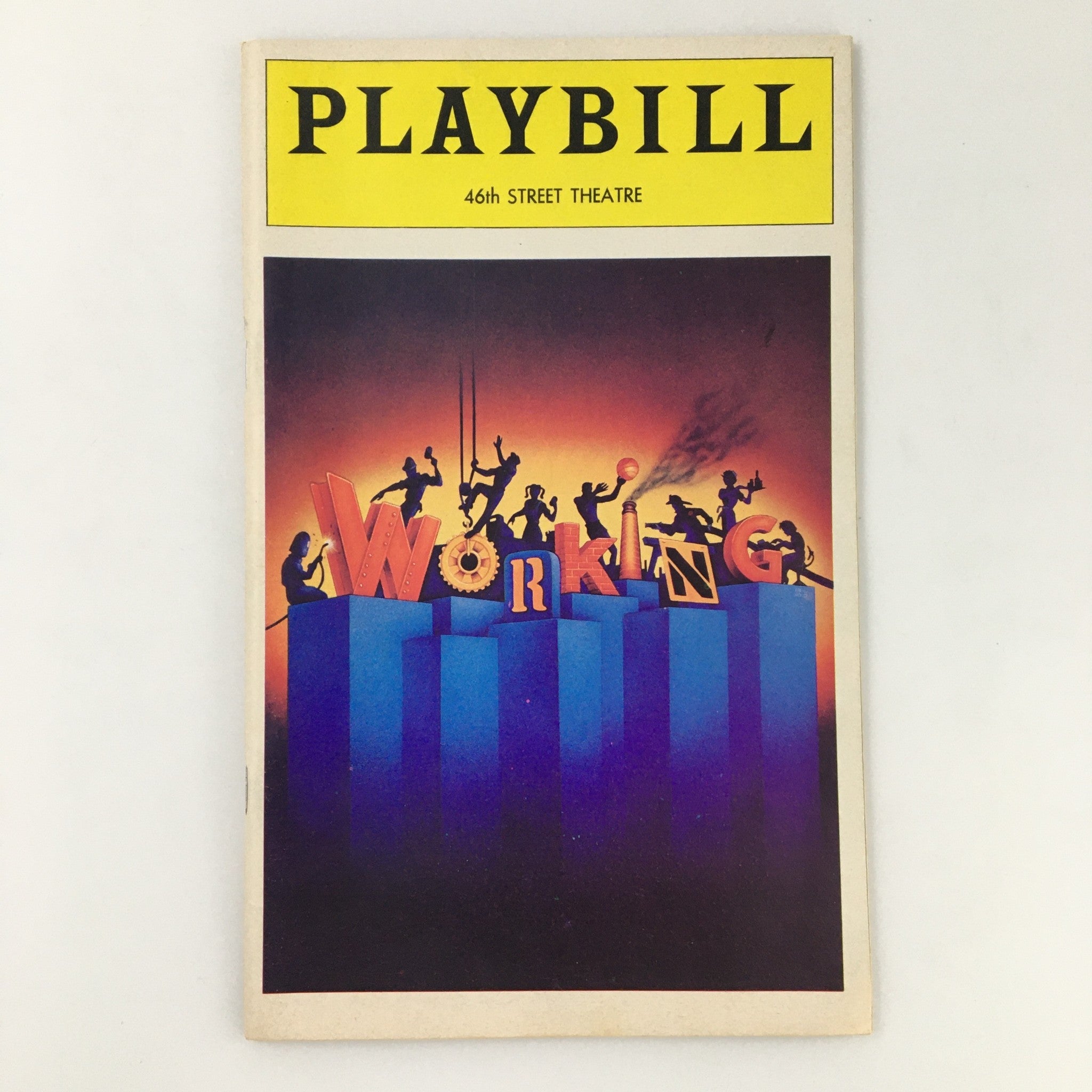 1978 Playbill 46th Street Theatre Working Craig Carnella and Micki Grant