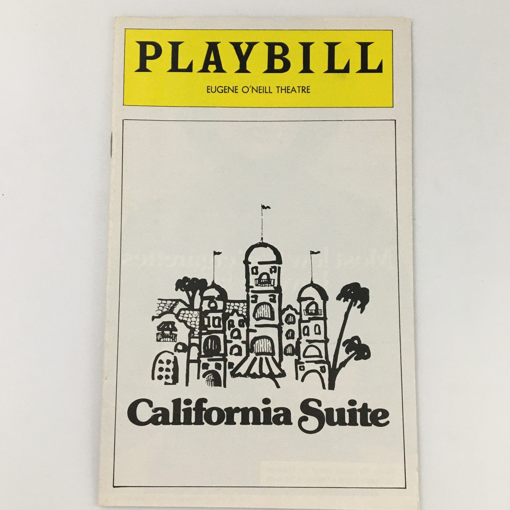 1977 Playbill Eugene O'Neill Theatre 'California Suite' Tammy Grimes Neil Simon