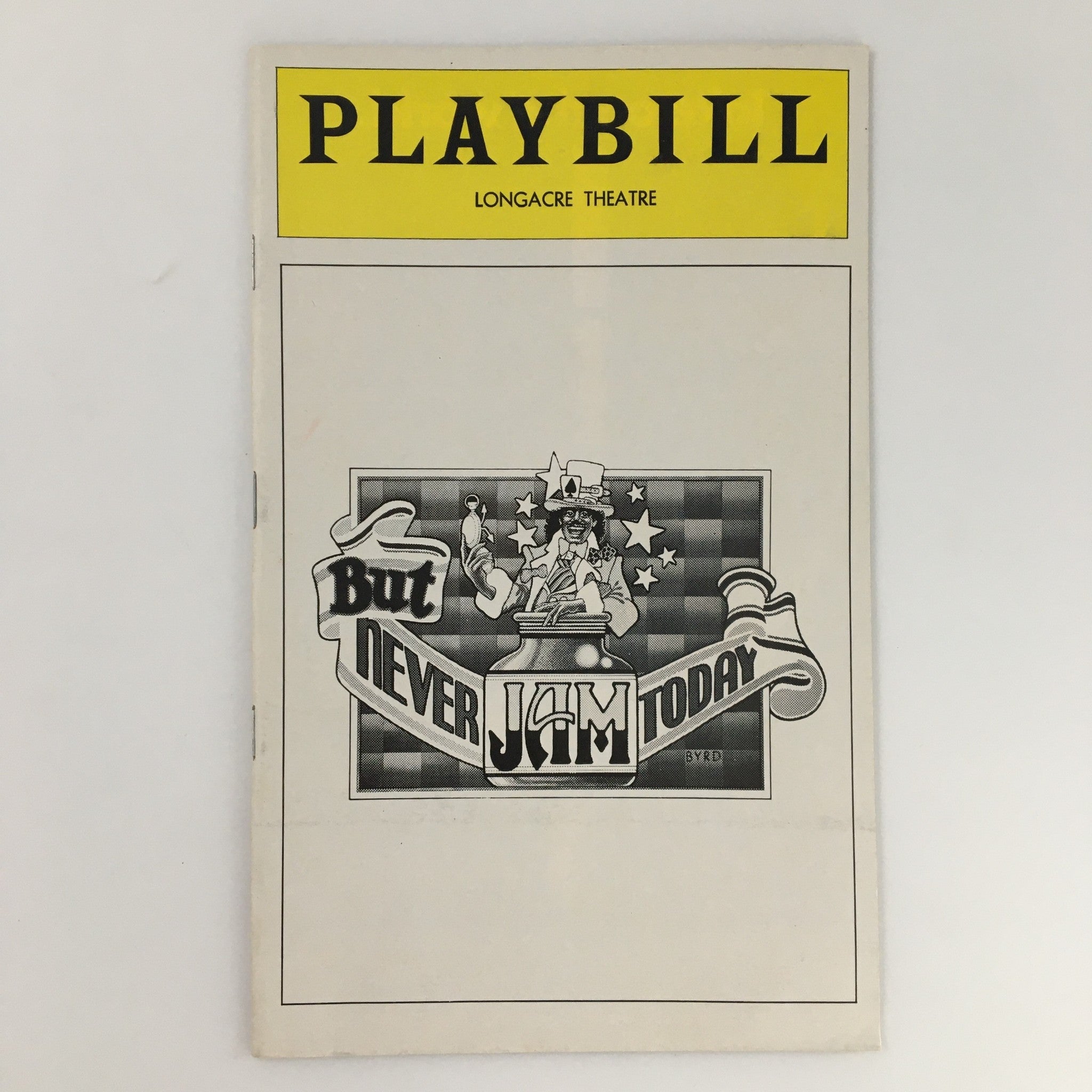 1979 Playbill Longacre Theatre 'But Never Jam Today' Jeffrey Anderson-Gunter