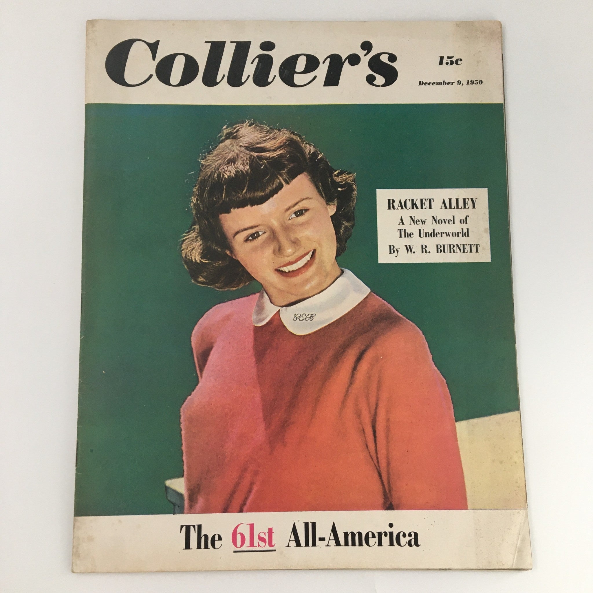 VTG Collier's Magazine December 9 1950 Racket Alley Novel W.R. Burnett Newsstand