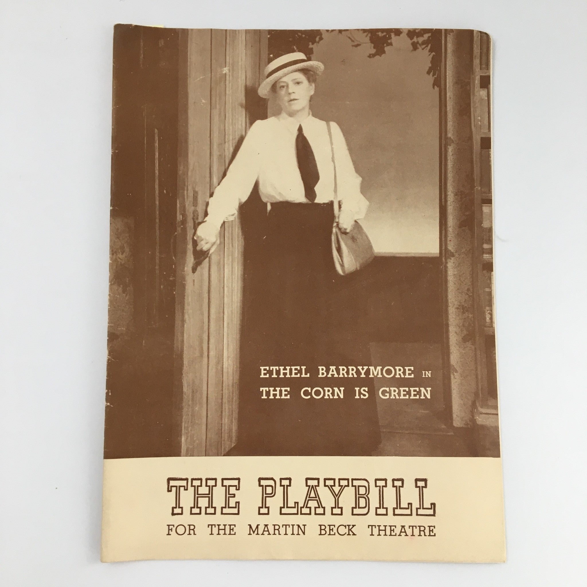 1943 Playbill The Martin Beck Theatre 'The Corn is Green' Ethel Barrymore